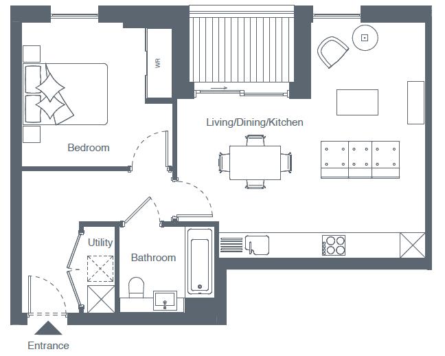 1 Bedrooms Flat to rent in The Avenue, Queens Park NW6