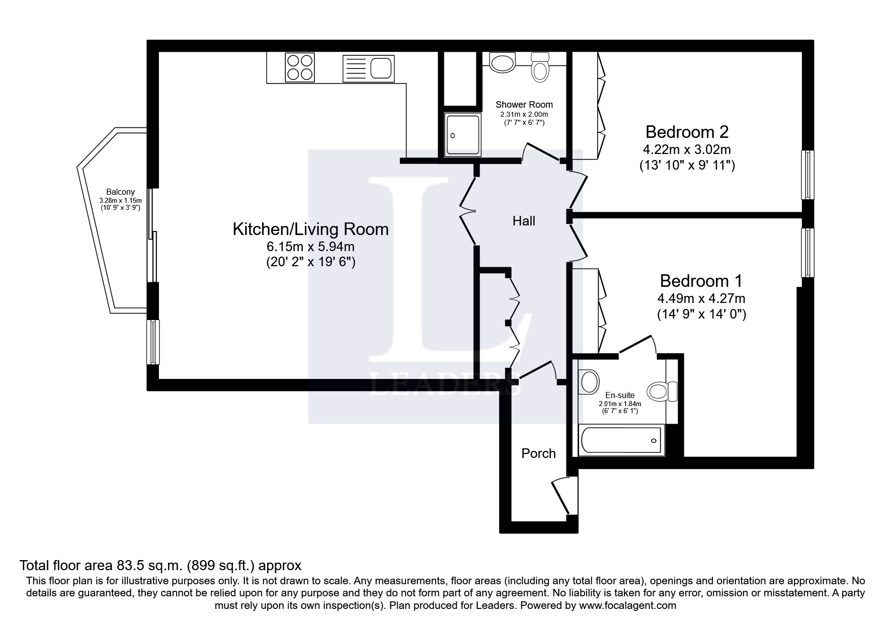 25, The Oaks Square, Epsom floorplan