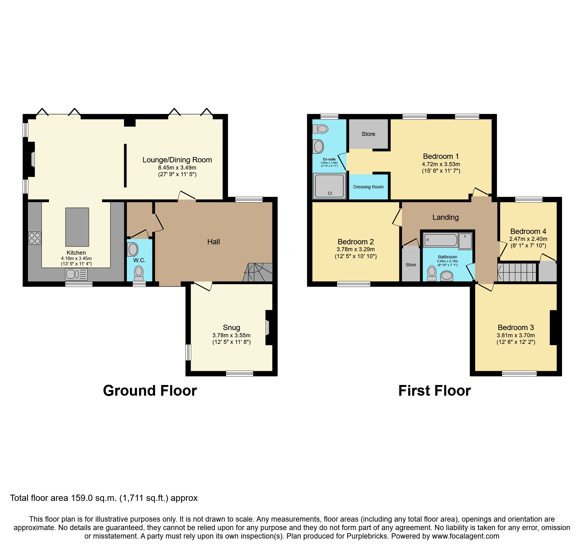Walnut cottage, Byley road, Byley floorplan