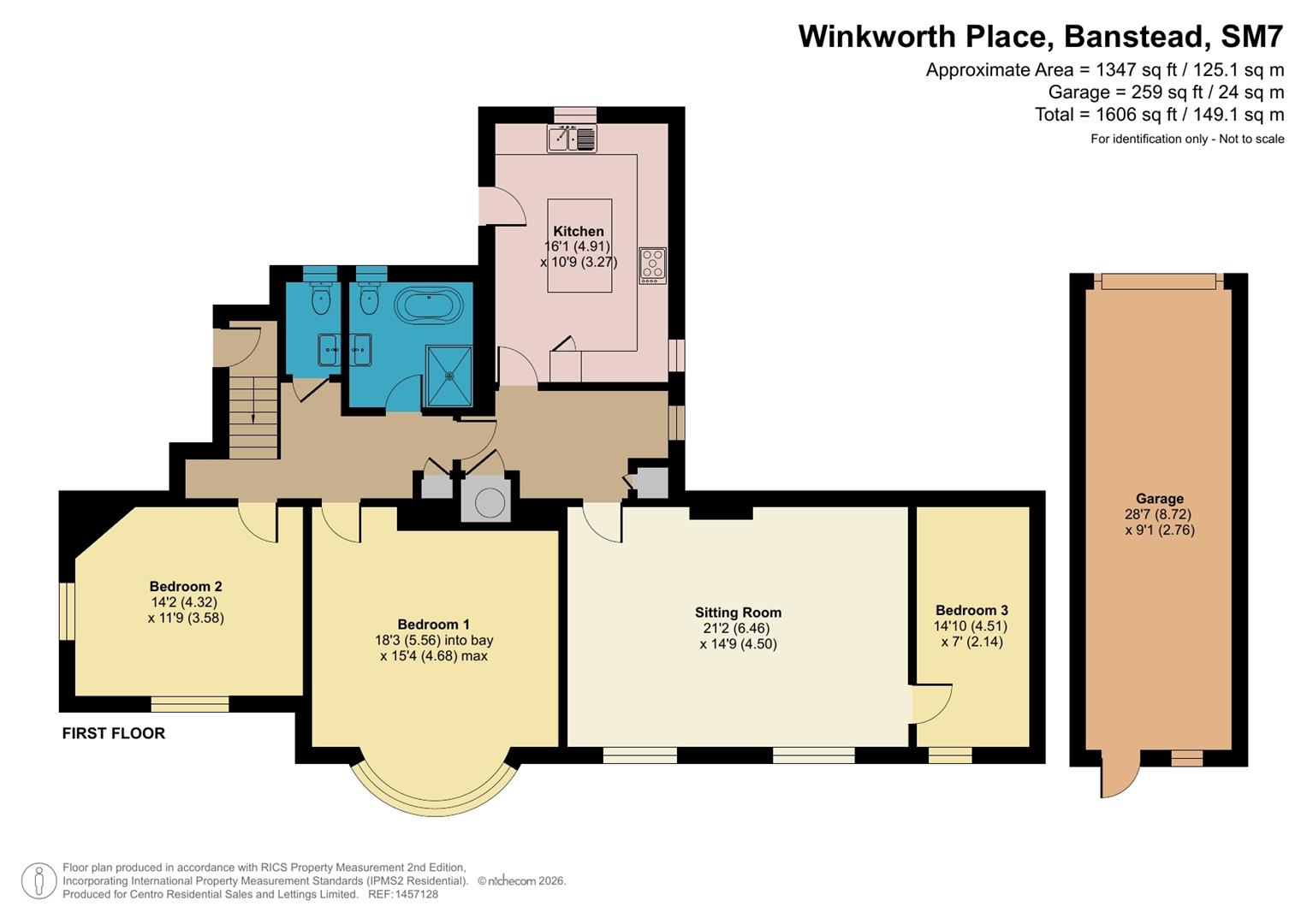3, Winkworth Place, Surrey floorplan