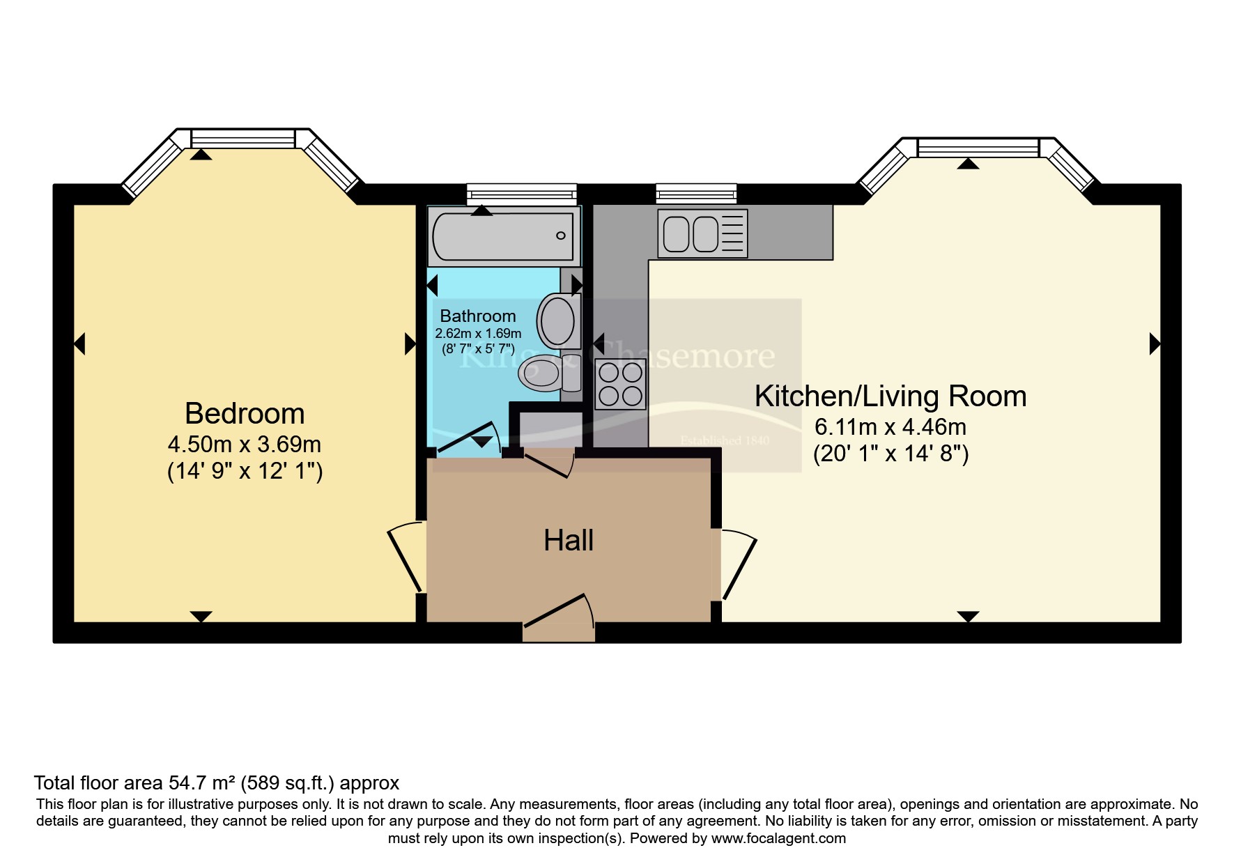 Apartment 43, Mitre House, 149, Western Road, East Sussex floorplan