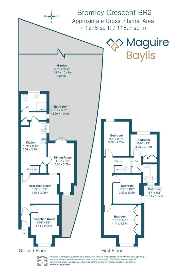 23, Bromley Crescent, Bromley floorplan