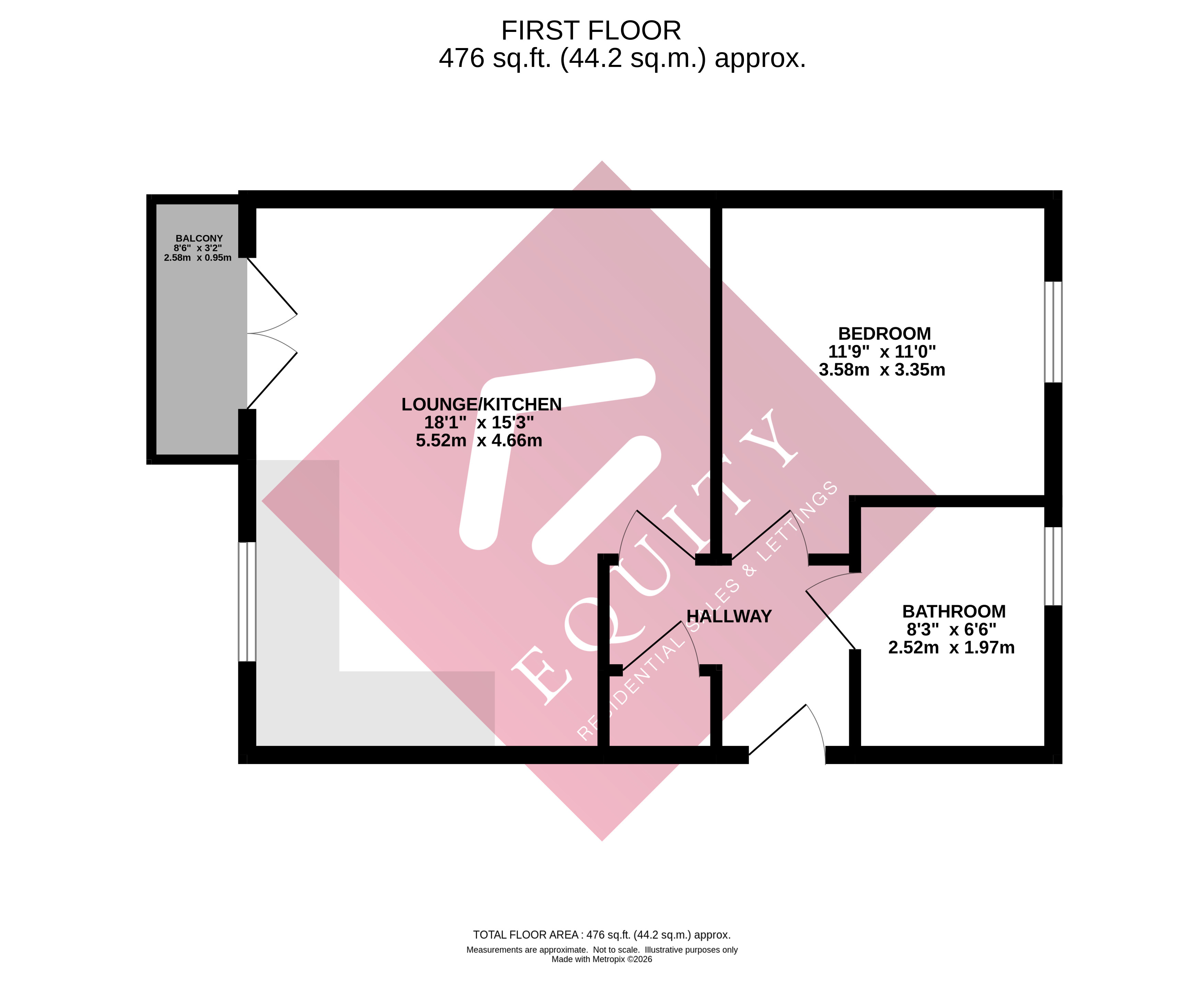 Flat 4, 11, Gareth Drive, London floorplan