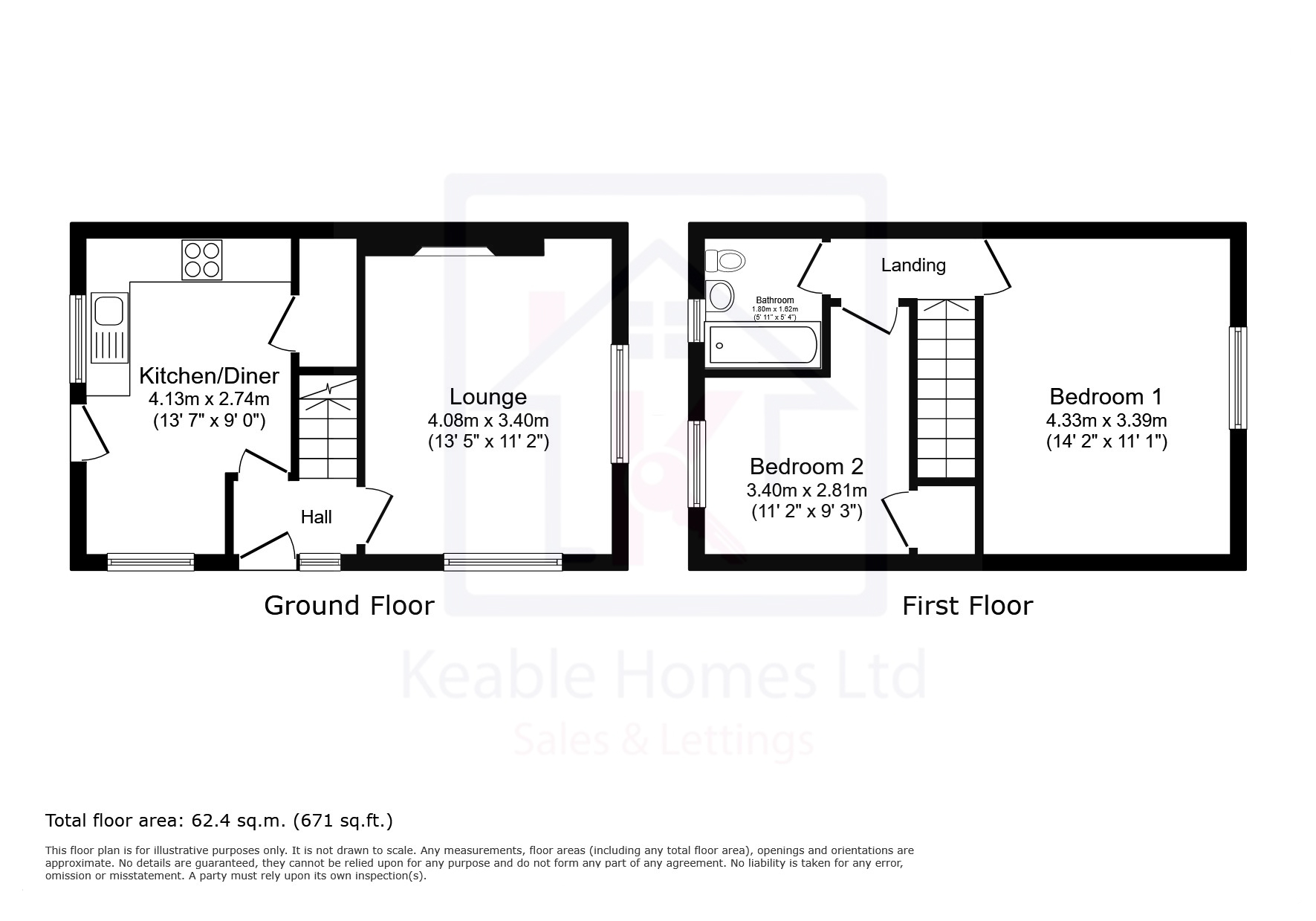47, Brooklands Avenue, Walsall floorplan