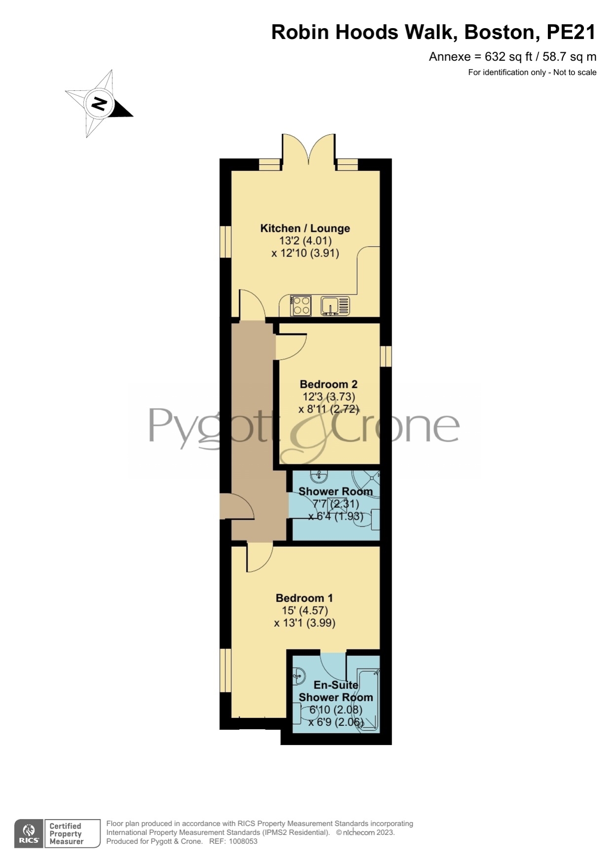 106b, Robin Hoods Walk, Boston floorplan