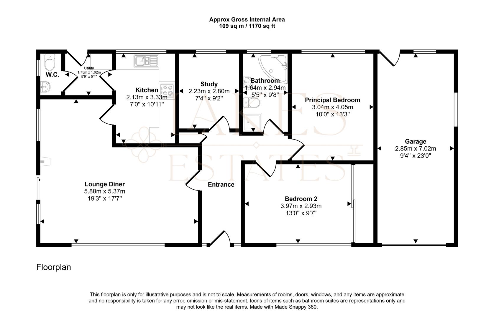 Silver Birch, Fell Lane, Penrith floorplan