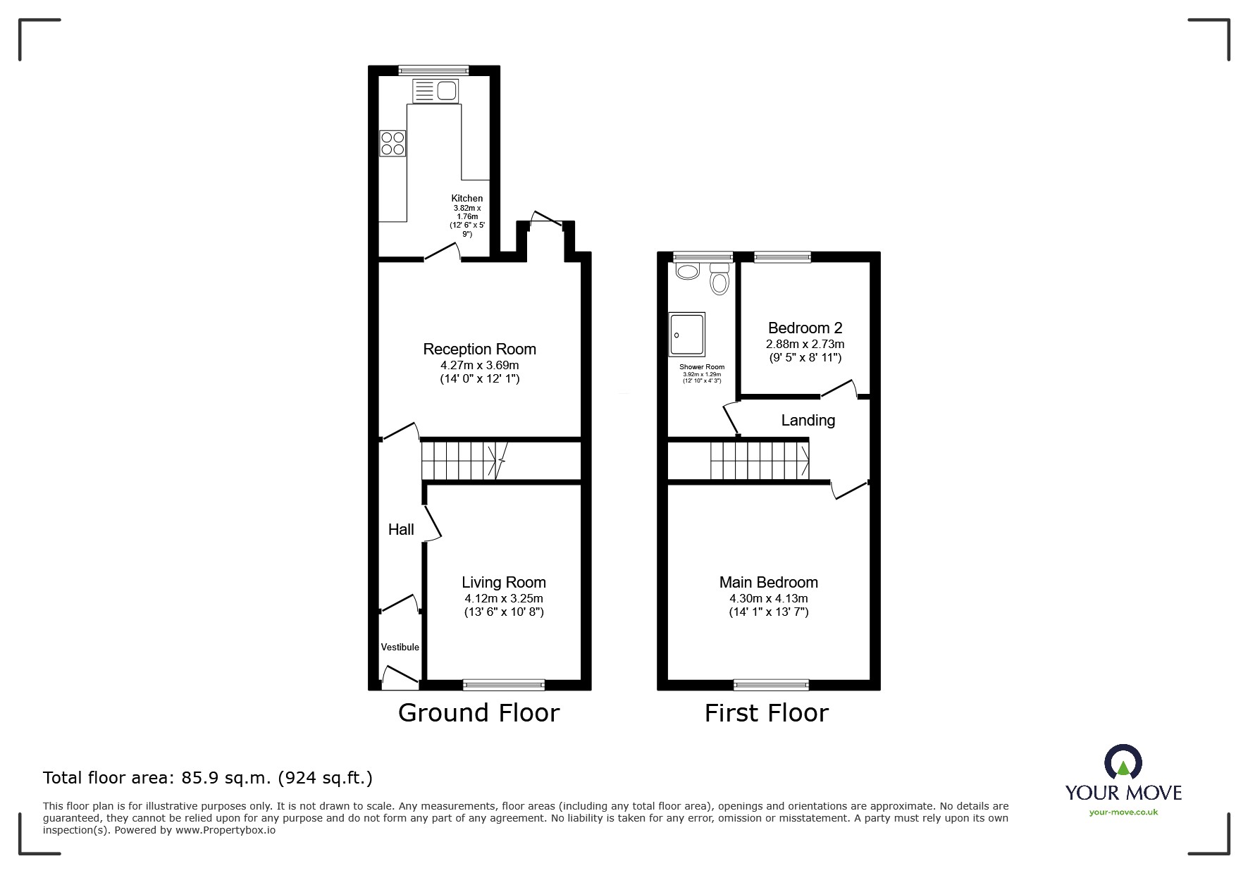 3, Sandringham Road, Darwen floorplan
