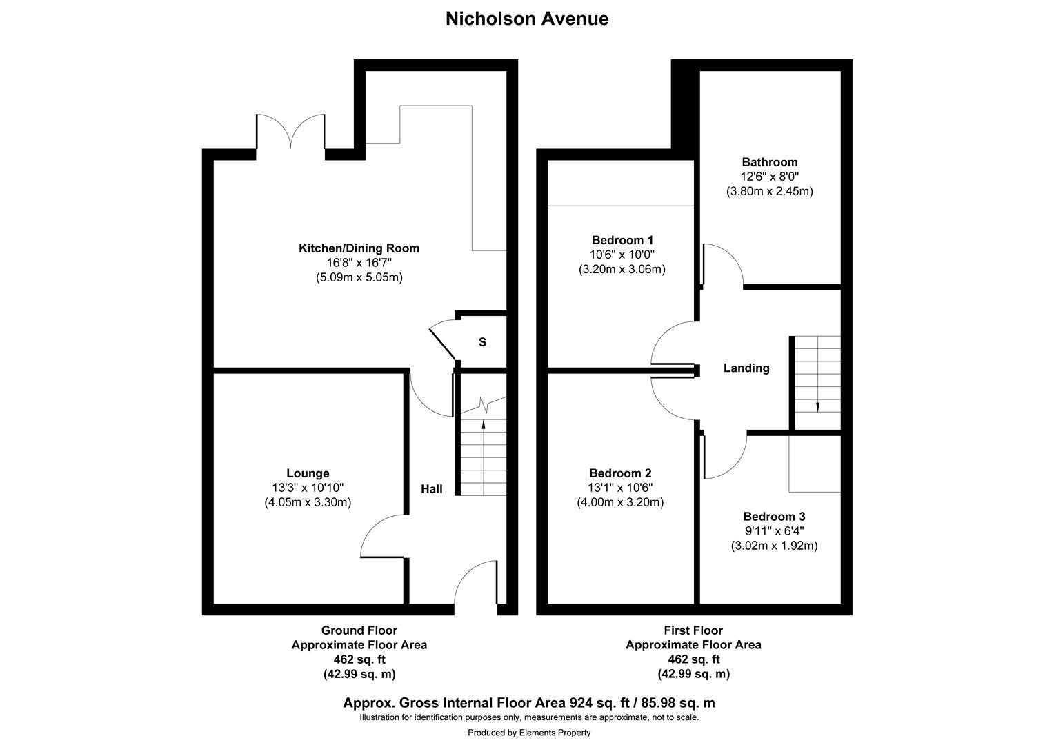28, Nicholson Avenue, Barnsley floorplan