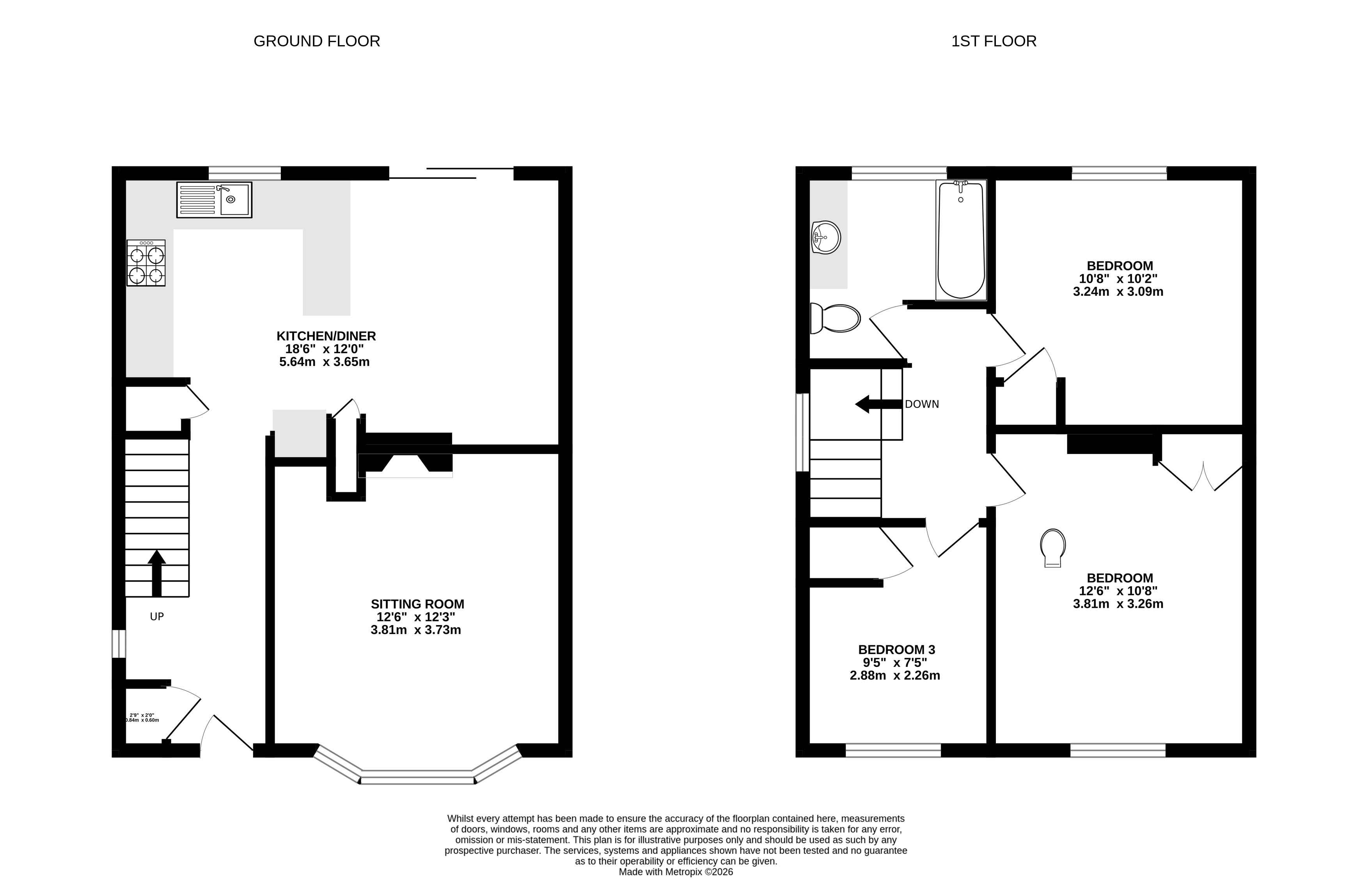 13, Calvert Close, Hampshire floorplan