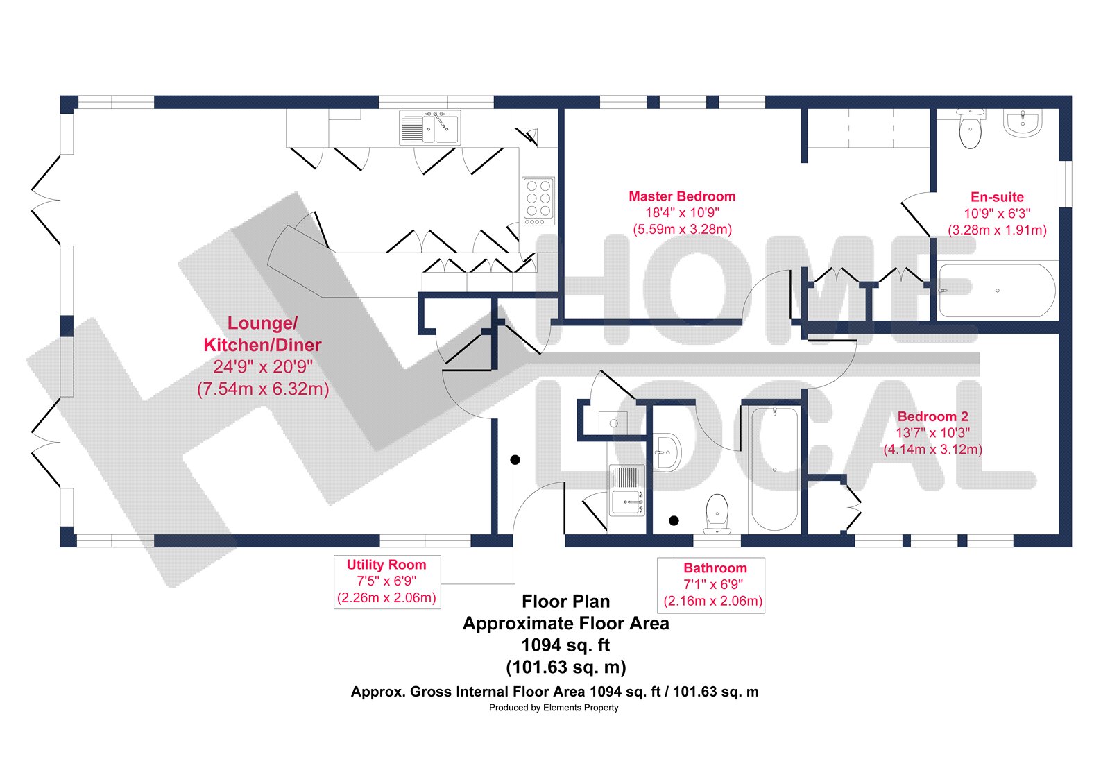 The Warren, Woodham Walter, Maldon, Essex CM9, 2 bedroom bungalow for