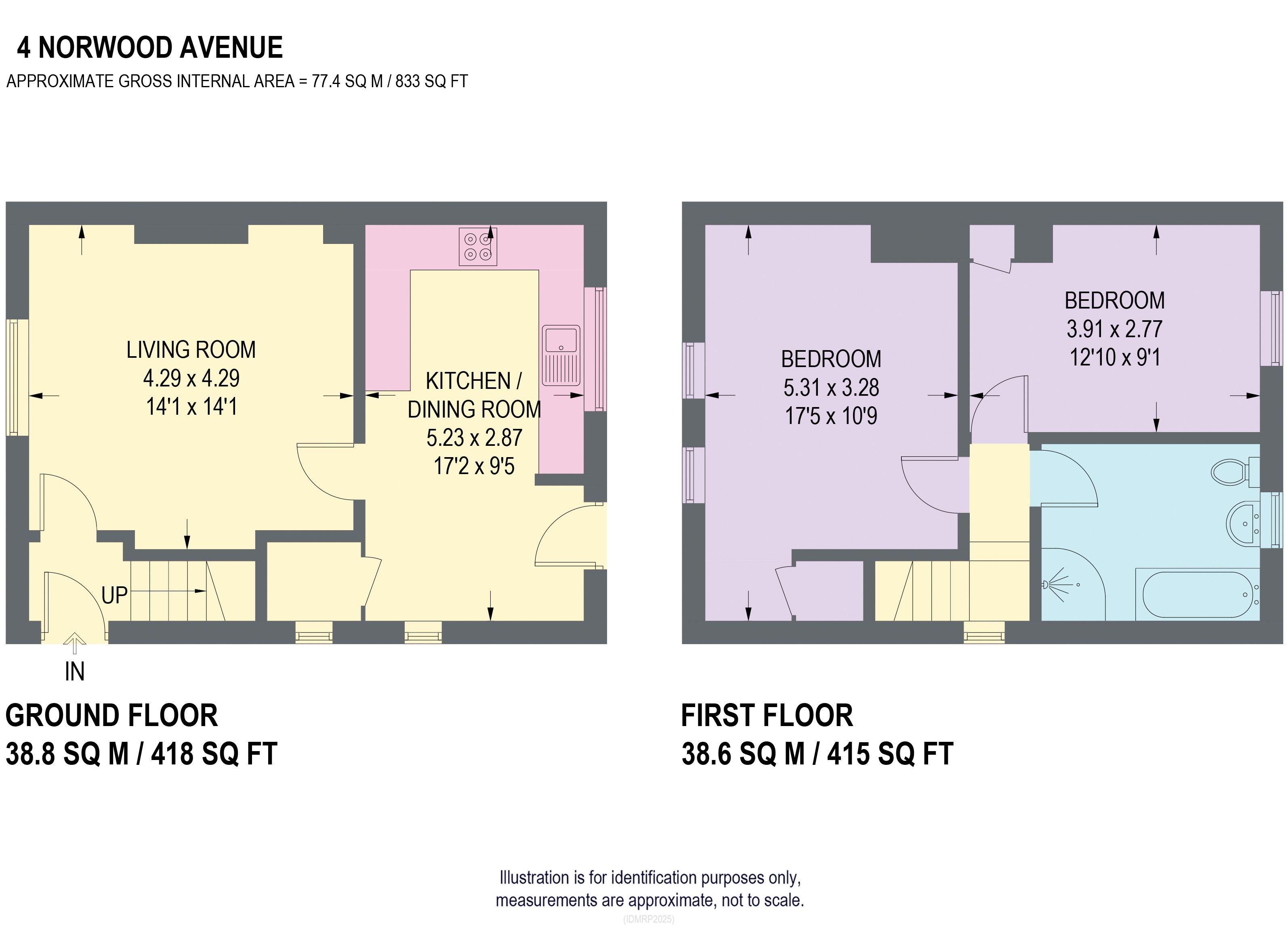 4, Norwood Avenue, Sheffield floorplan