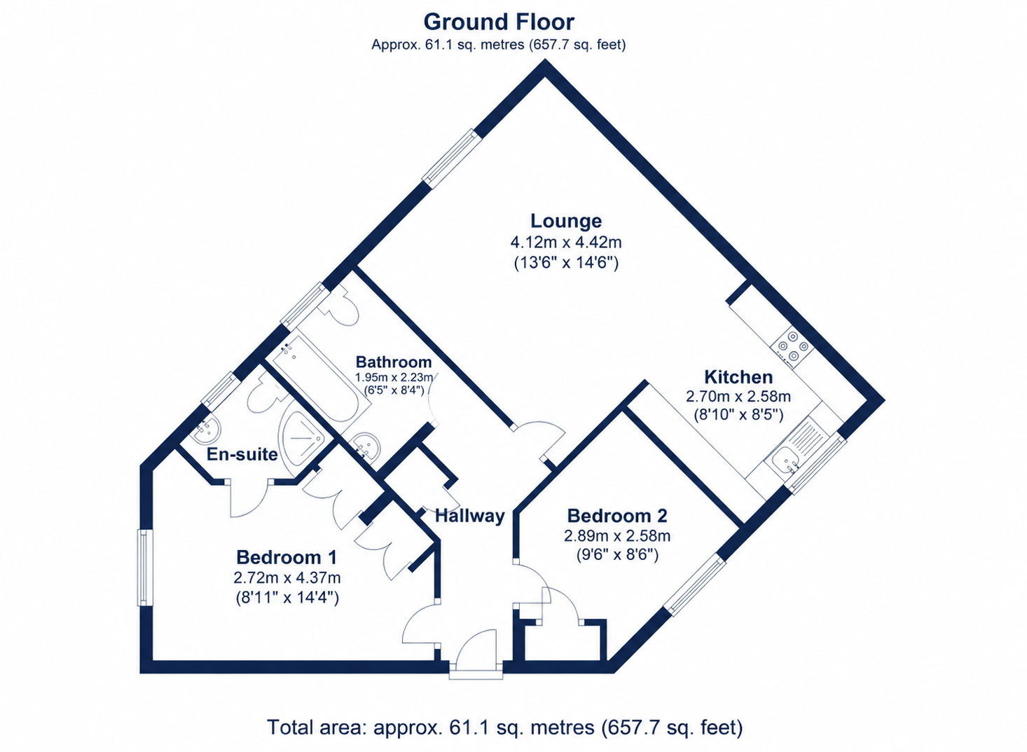 88, Flatts Lane, Nottingham floorplan