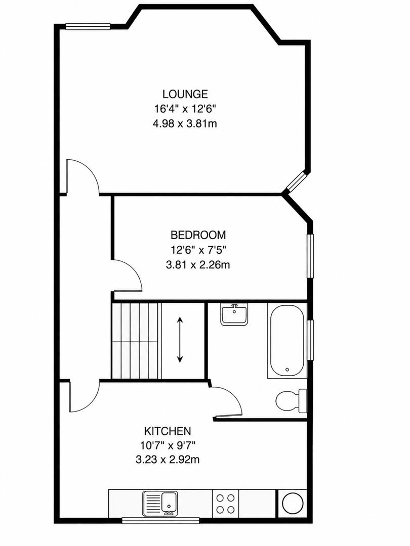 1a, Albert Road, Ashtead floorplan
