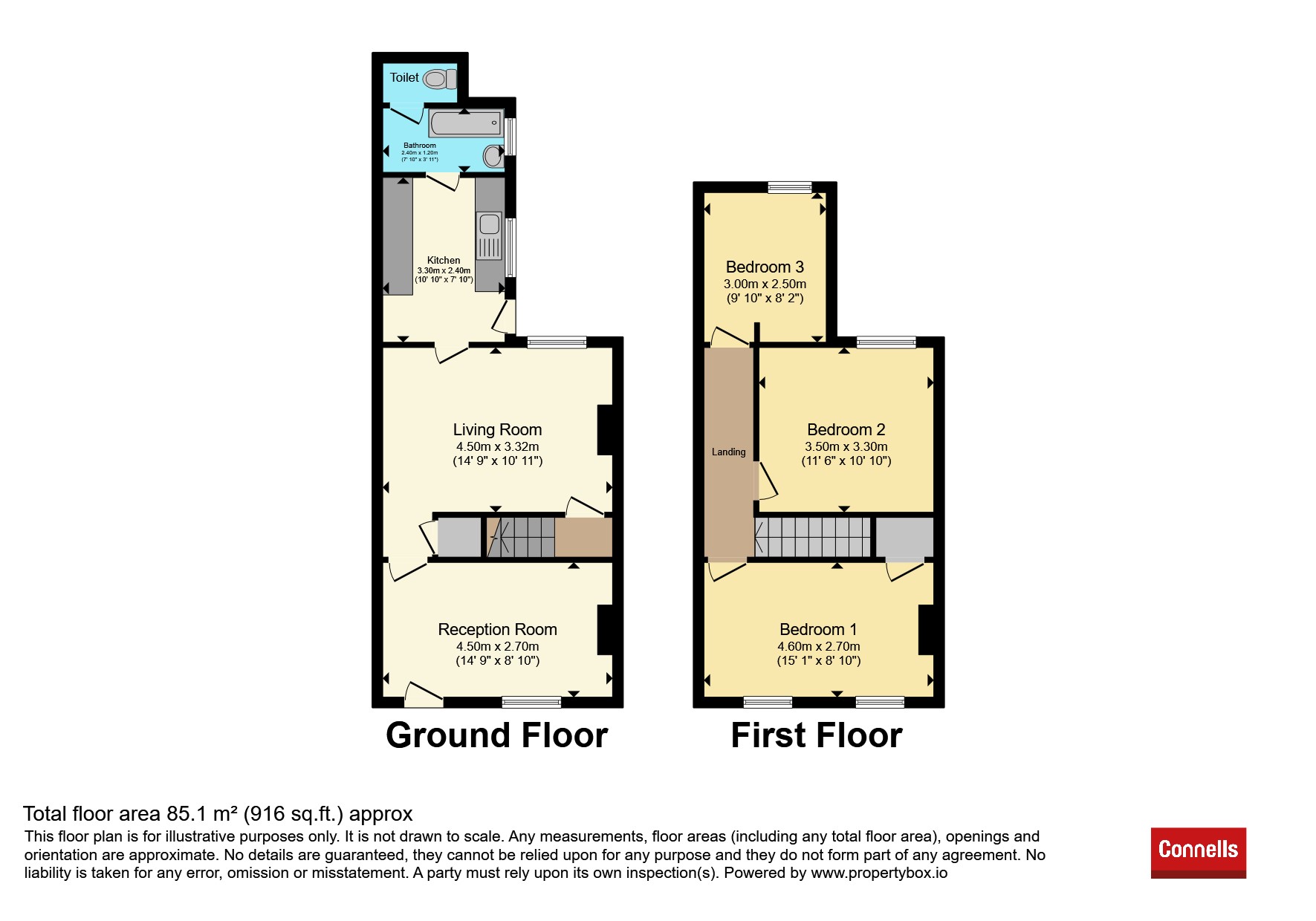 425, Littleworth Road, CANNOCK floorplan