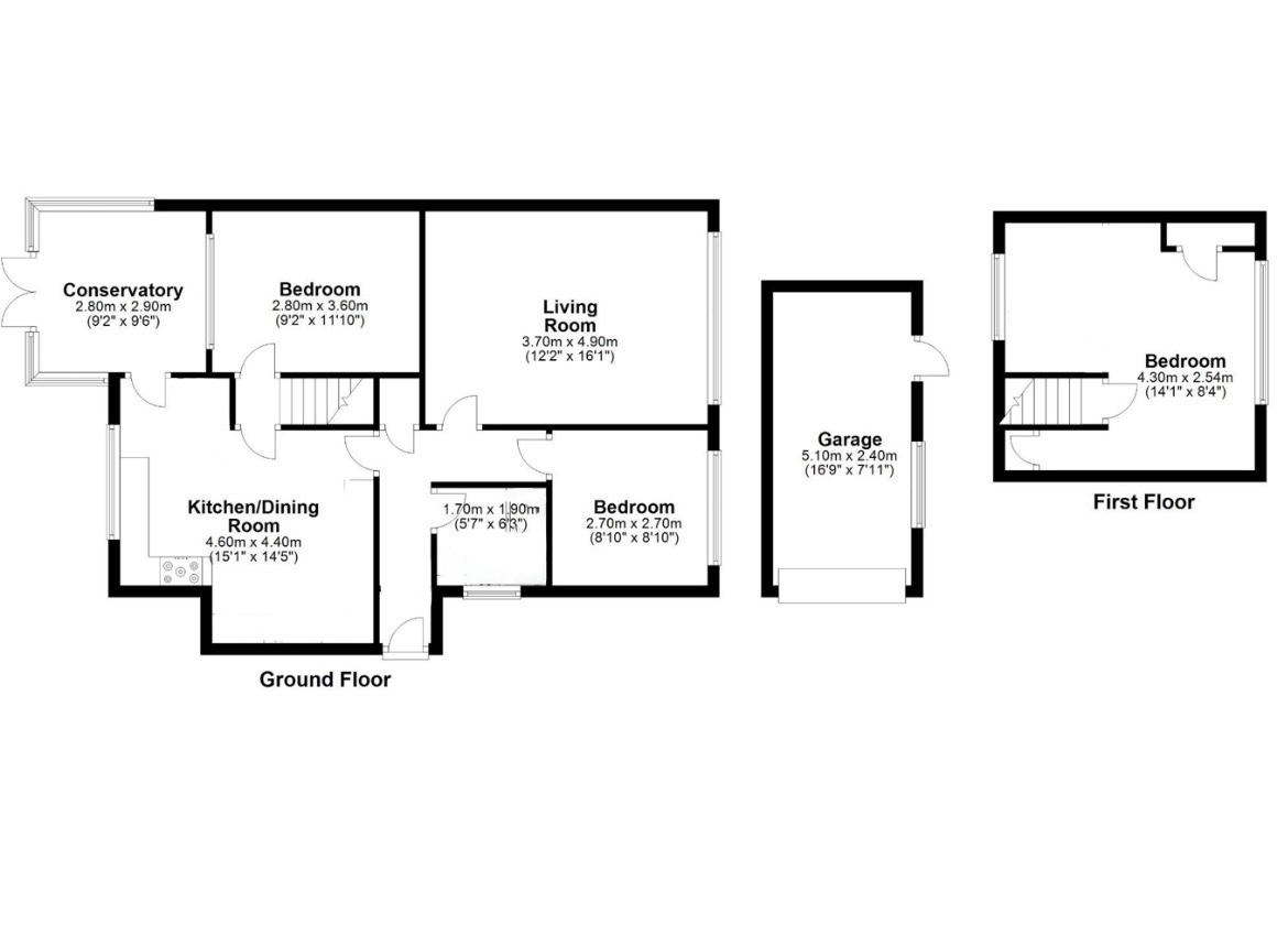 133, Dee Road, Deeside floorplan