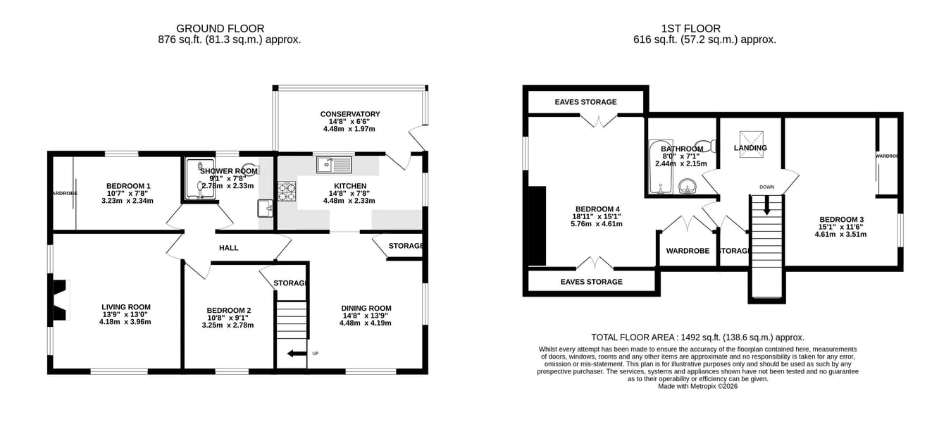 Hillside Cottage, Old Trap Road, Abergavenny floorplan