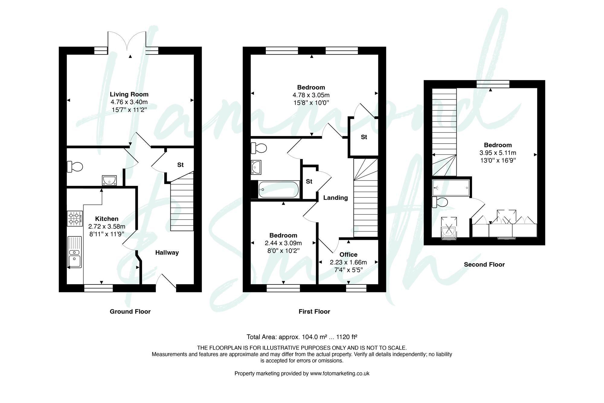 44 Rainbird Road, Bishop's Stortford floorplan
