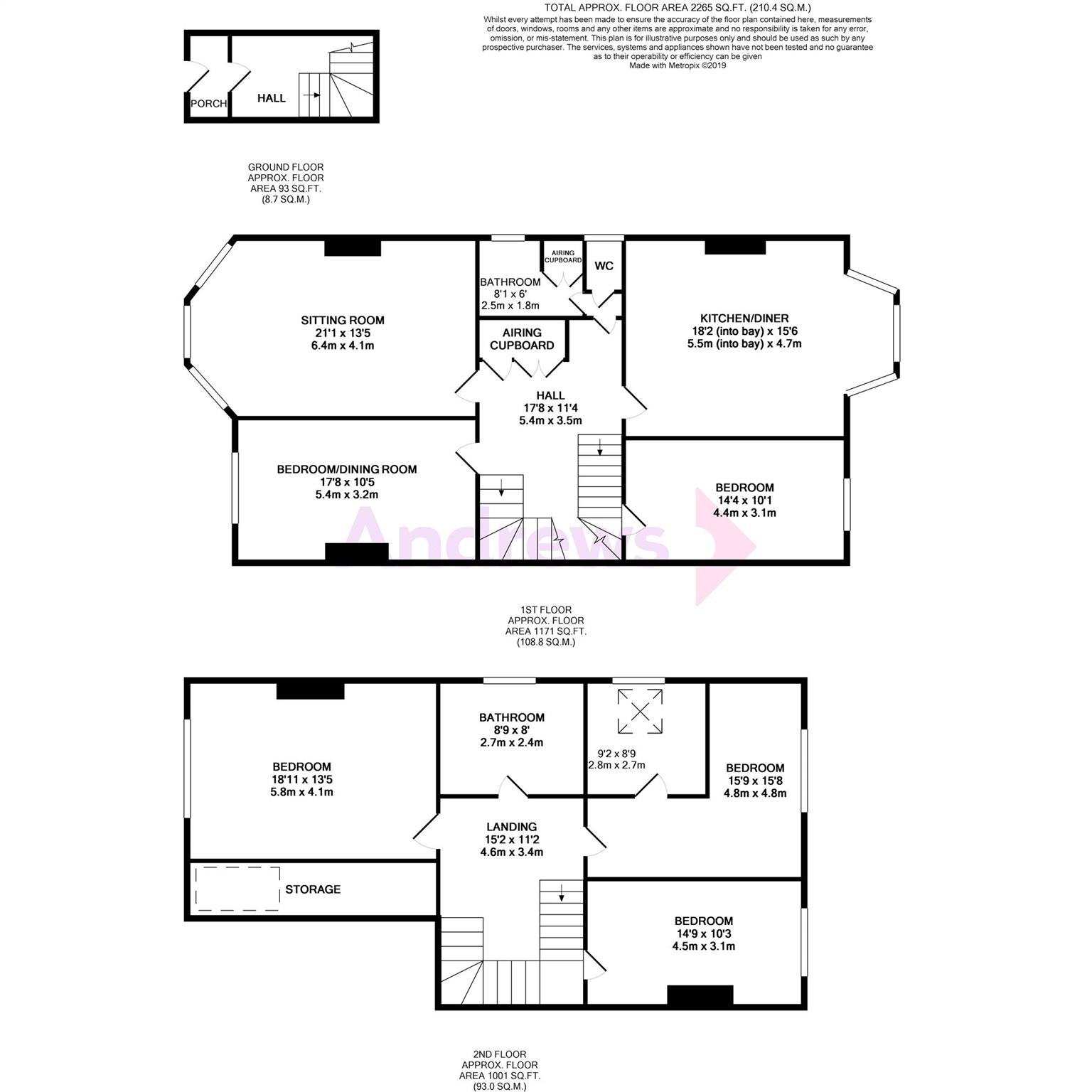 5 Bedrooms Maisonette for sale in Westbury Road, Bristol BS9