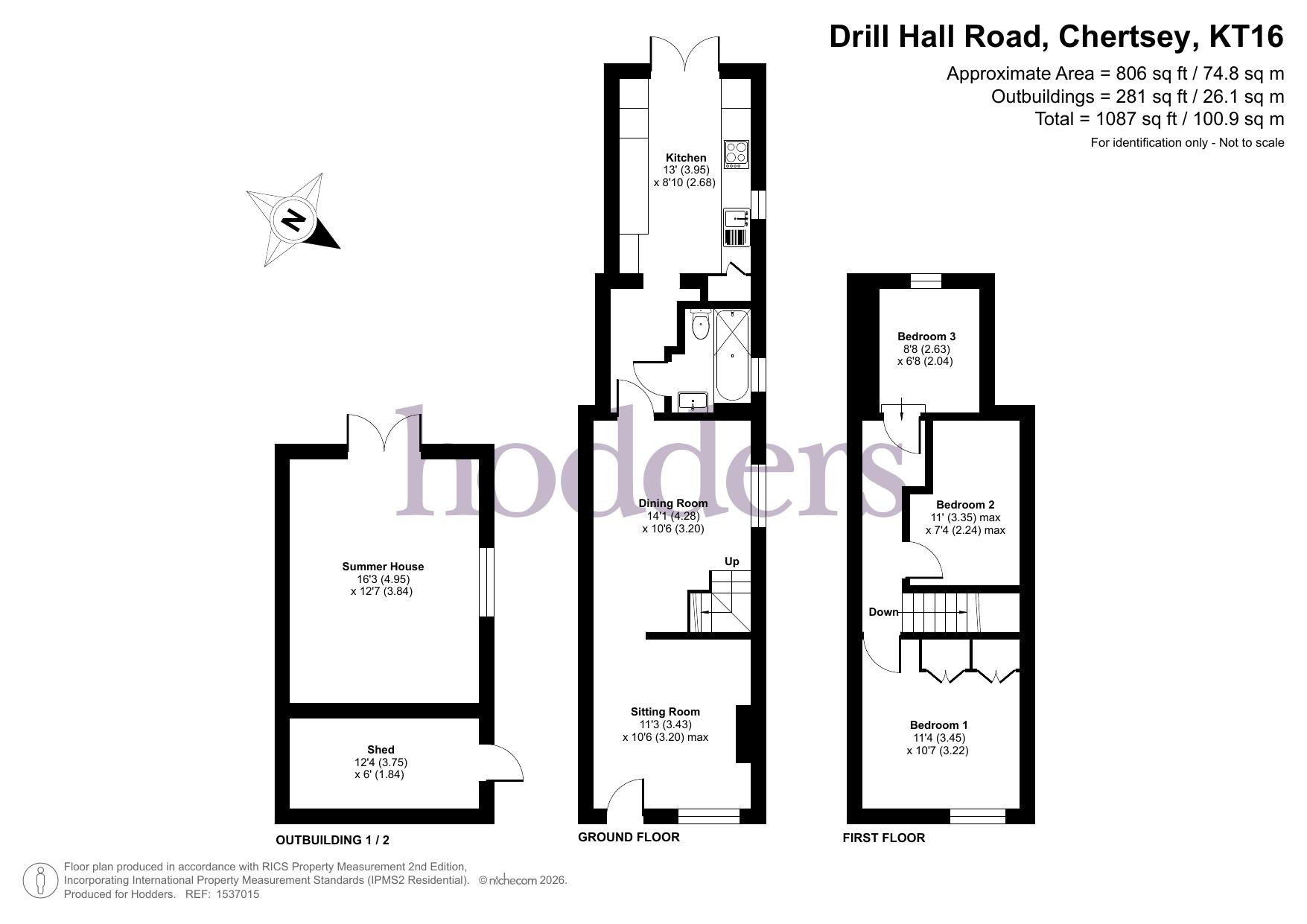 Drill Hall Road, Chertsey floorplan