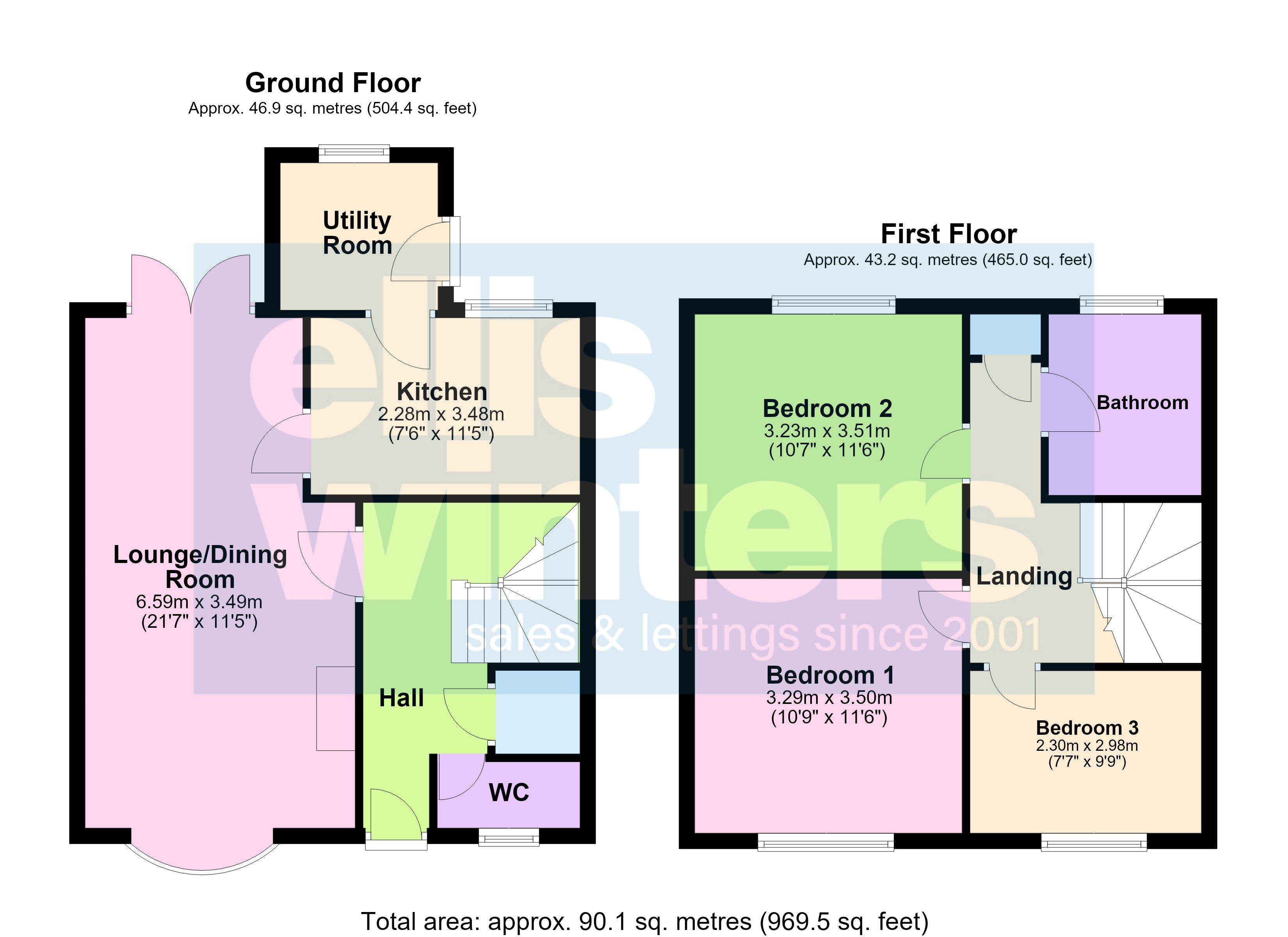 24, Smiths Drive, March floorplan