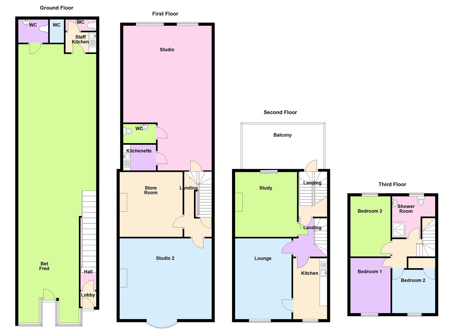 12, Frederick Place, Weymouth floorplan