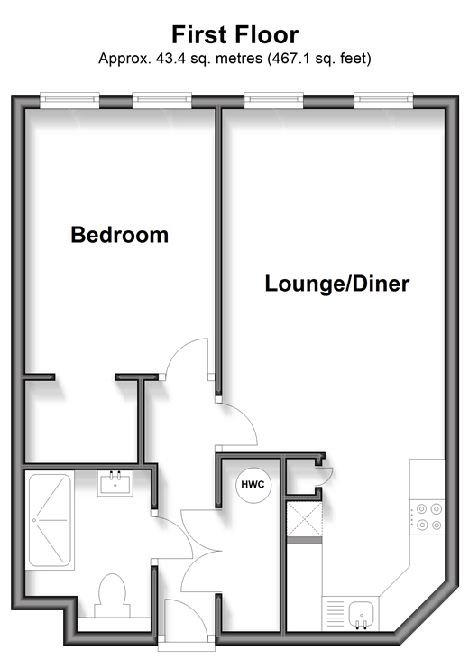Pier Avenue, Herne Bay floorplan