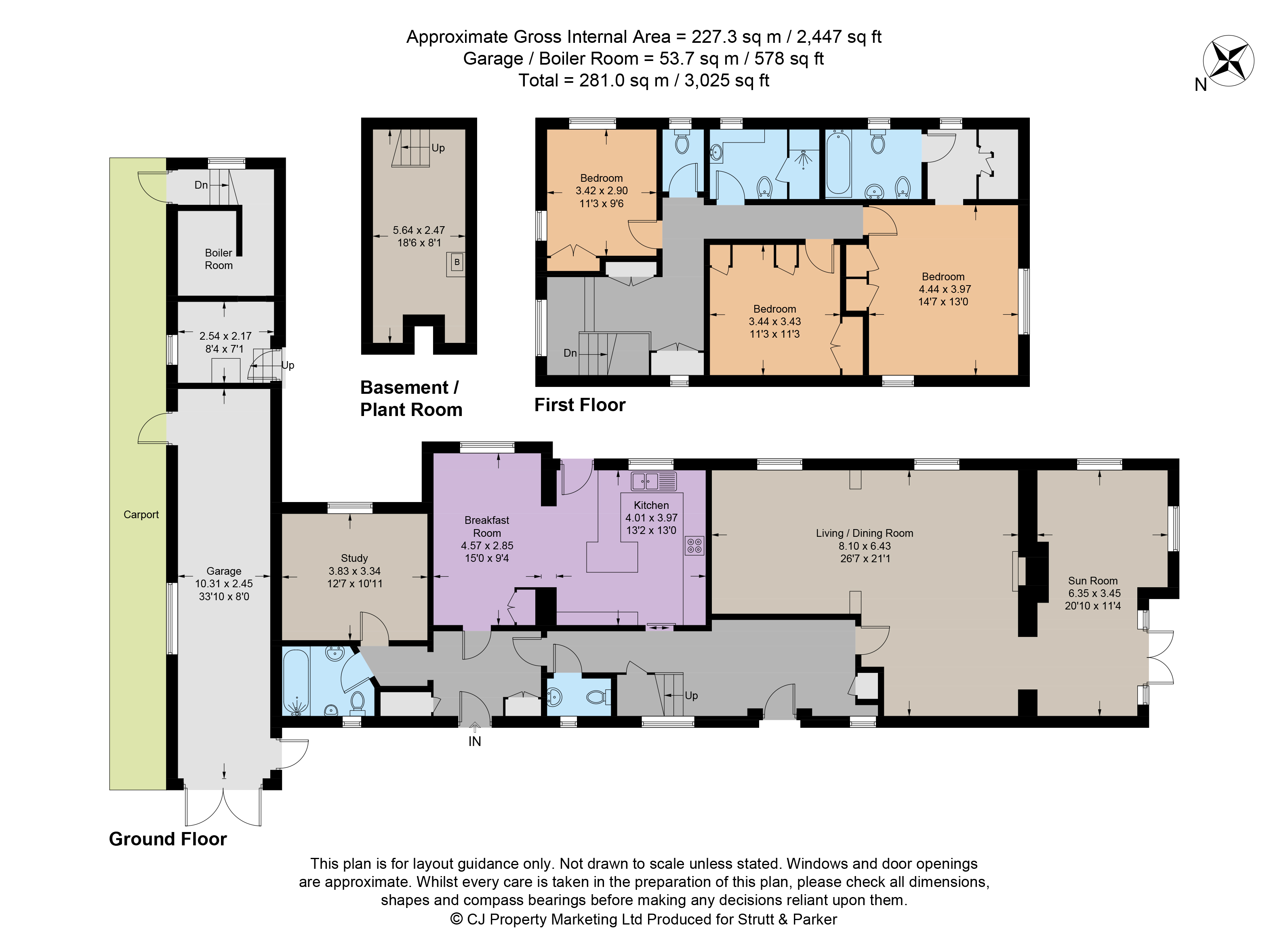 Rosewood,, Slade Oak Lane, Buckinghamshire floorplan