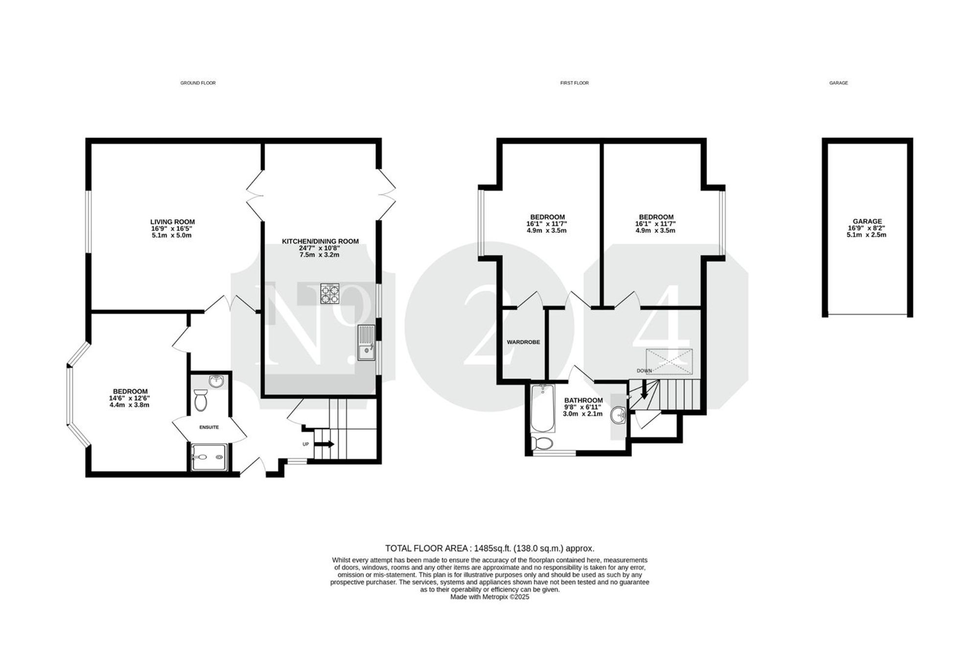 The Vale, Ovingdean floorplan