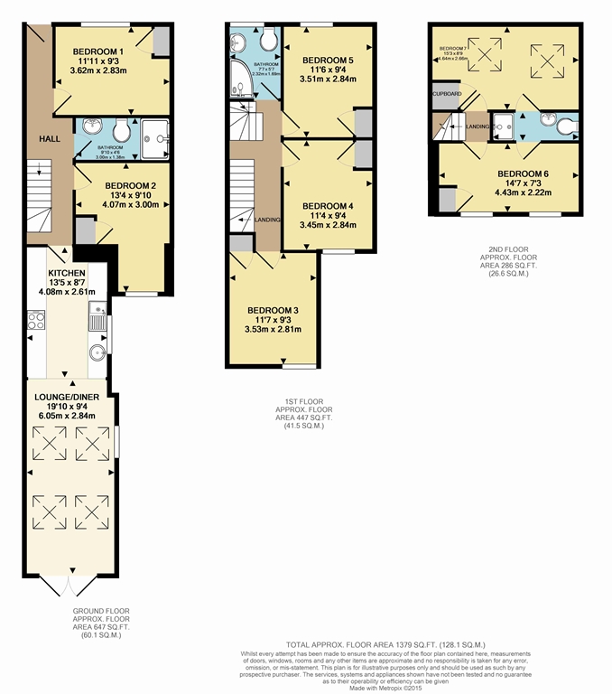 7 Bedrooms Terraced house to rent in Bedford Street, Cathays, Cardiff CF24