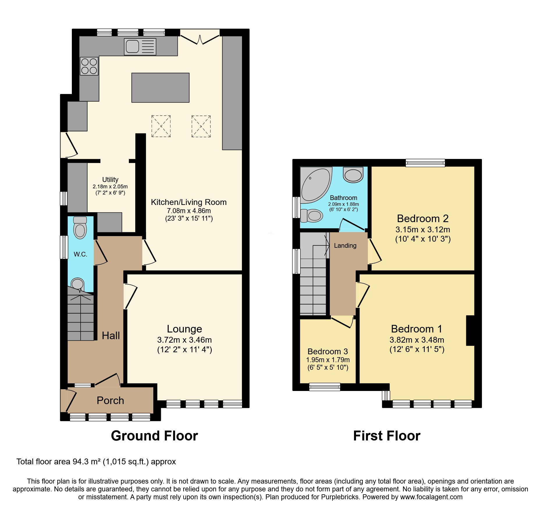 151, Barrows Green Lane, Widnes floorplan