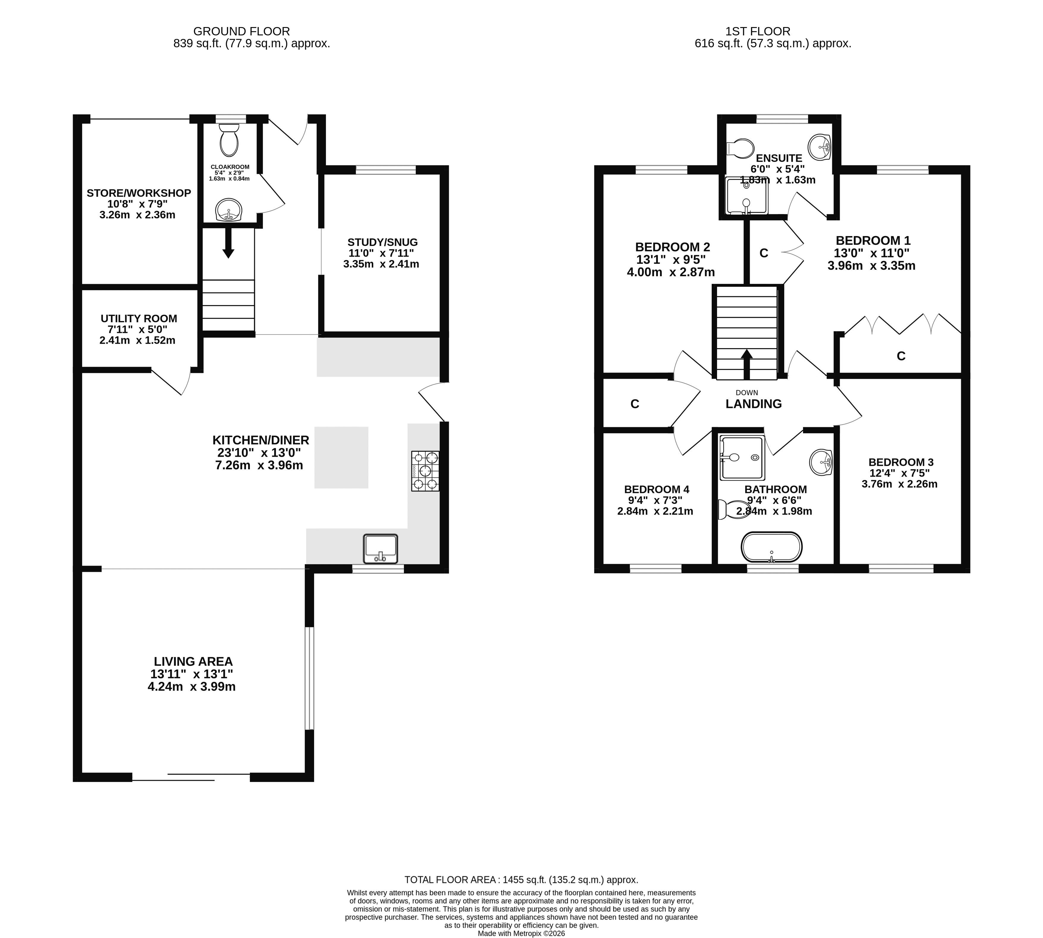 46, Valley Way, Fakenham floorplan