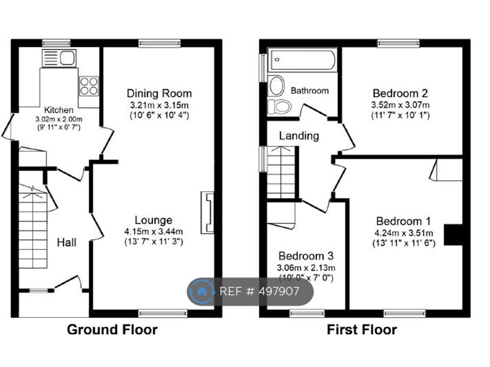 3 Bedrooms Semi-detached house to rent in Spencer Way, Maidstone ME15