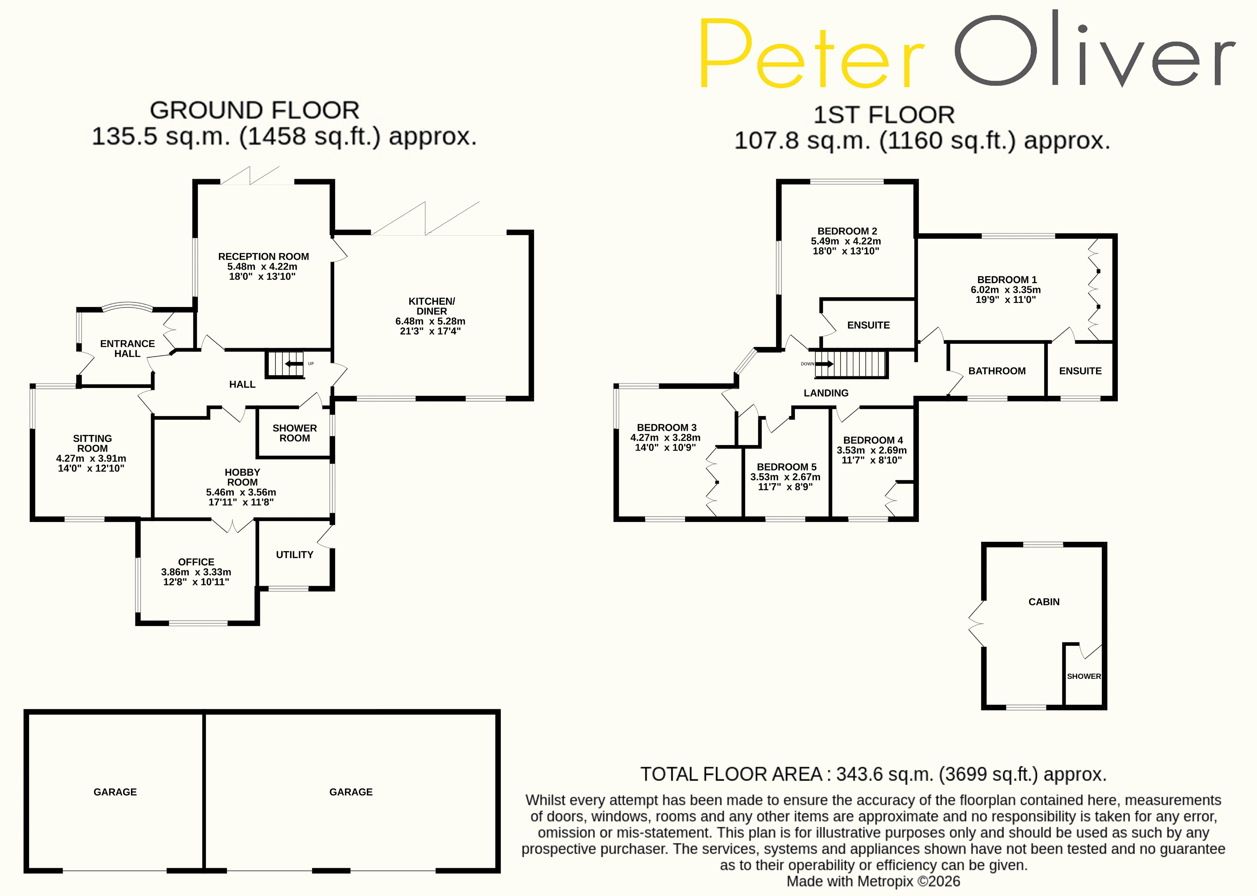 Valley Side, Park View, Buxted floorplan