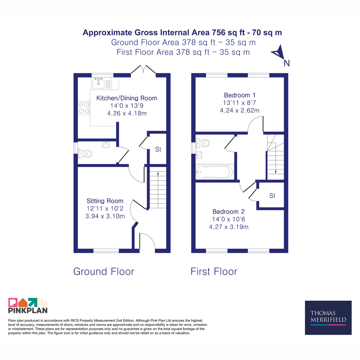 23, Baileys Crescent, Abingdon floorplan