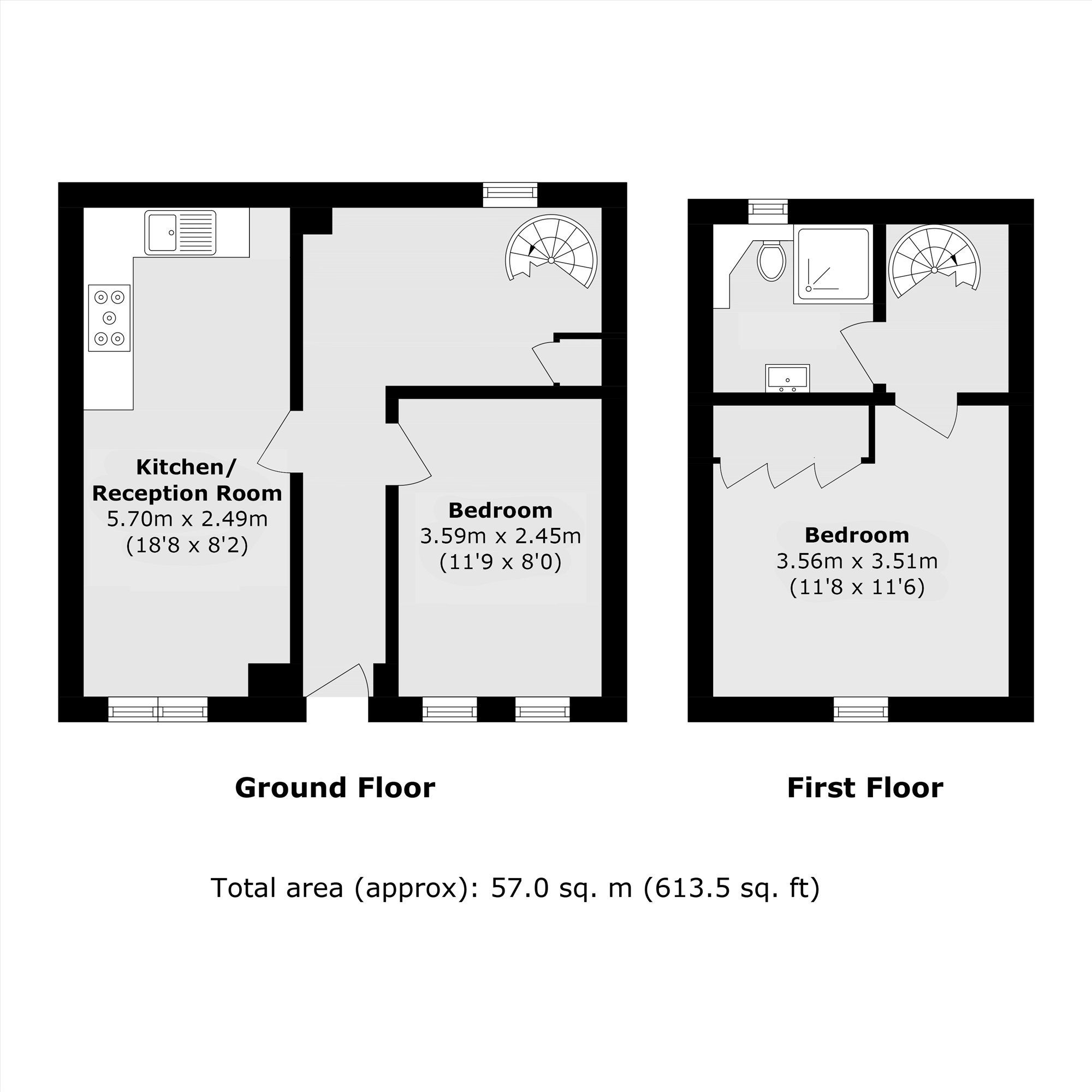 Coach House, 186C, Coldharbour Lane, London floorplan