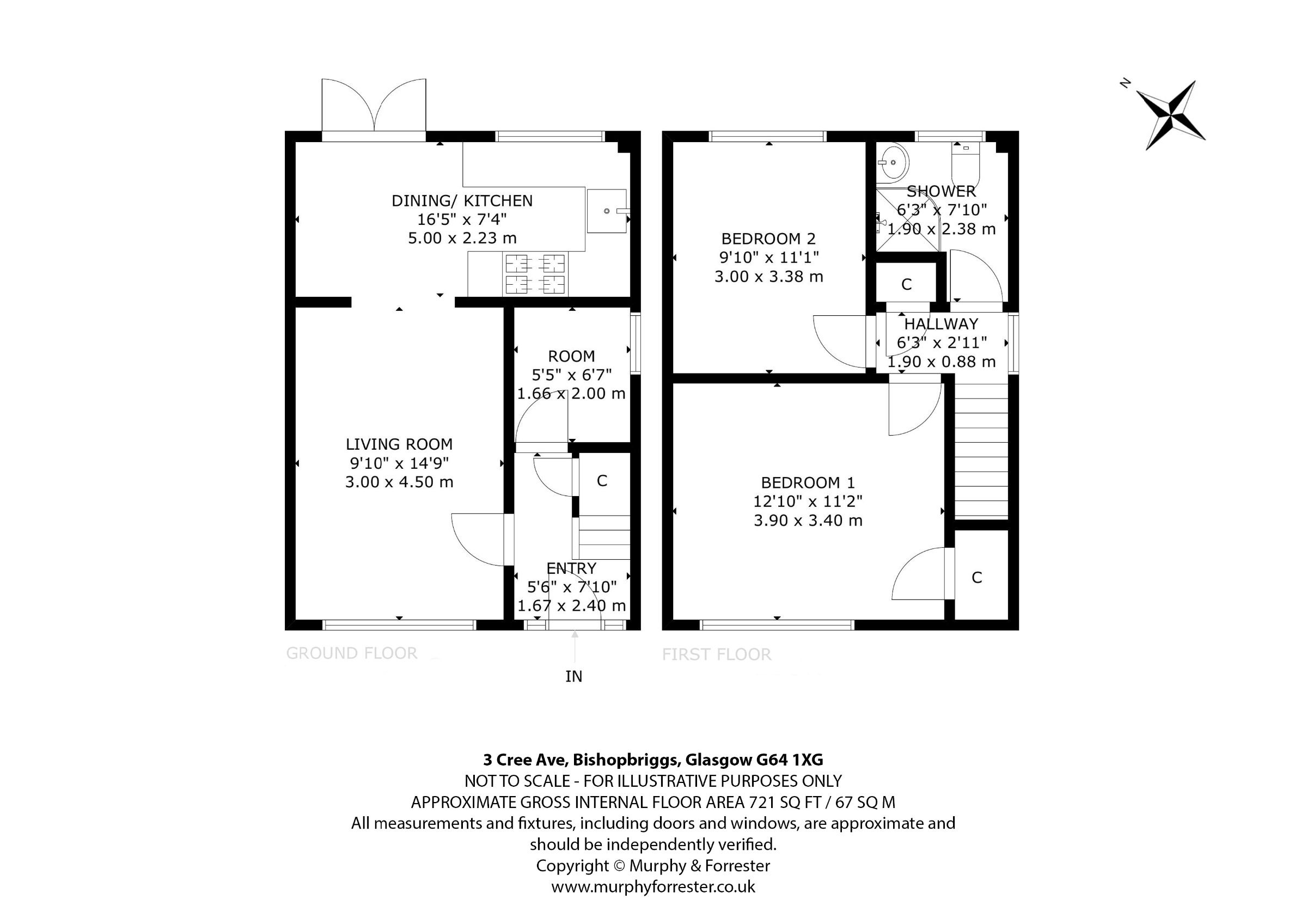 3, Cree Avenue, Bishopbriggs, Glasgow floorplan