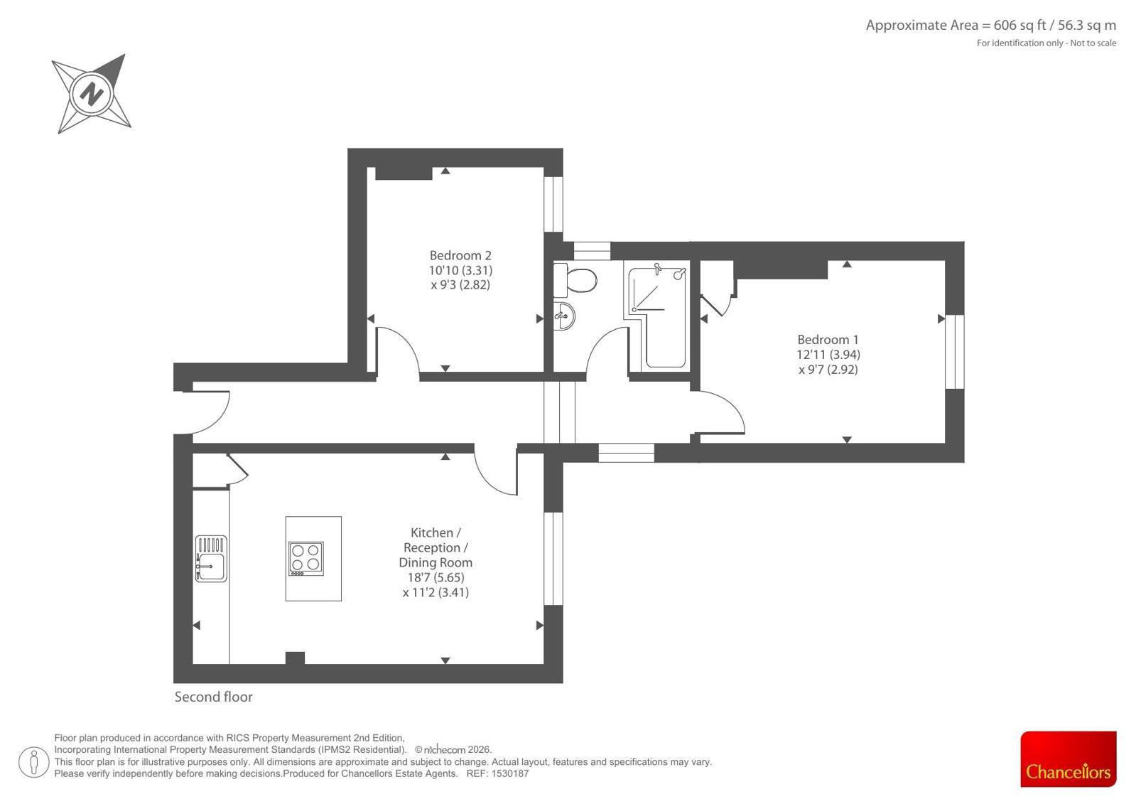 Fordwych Road, London floorplan