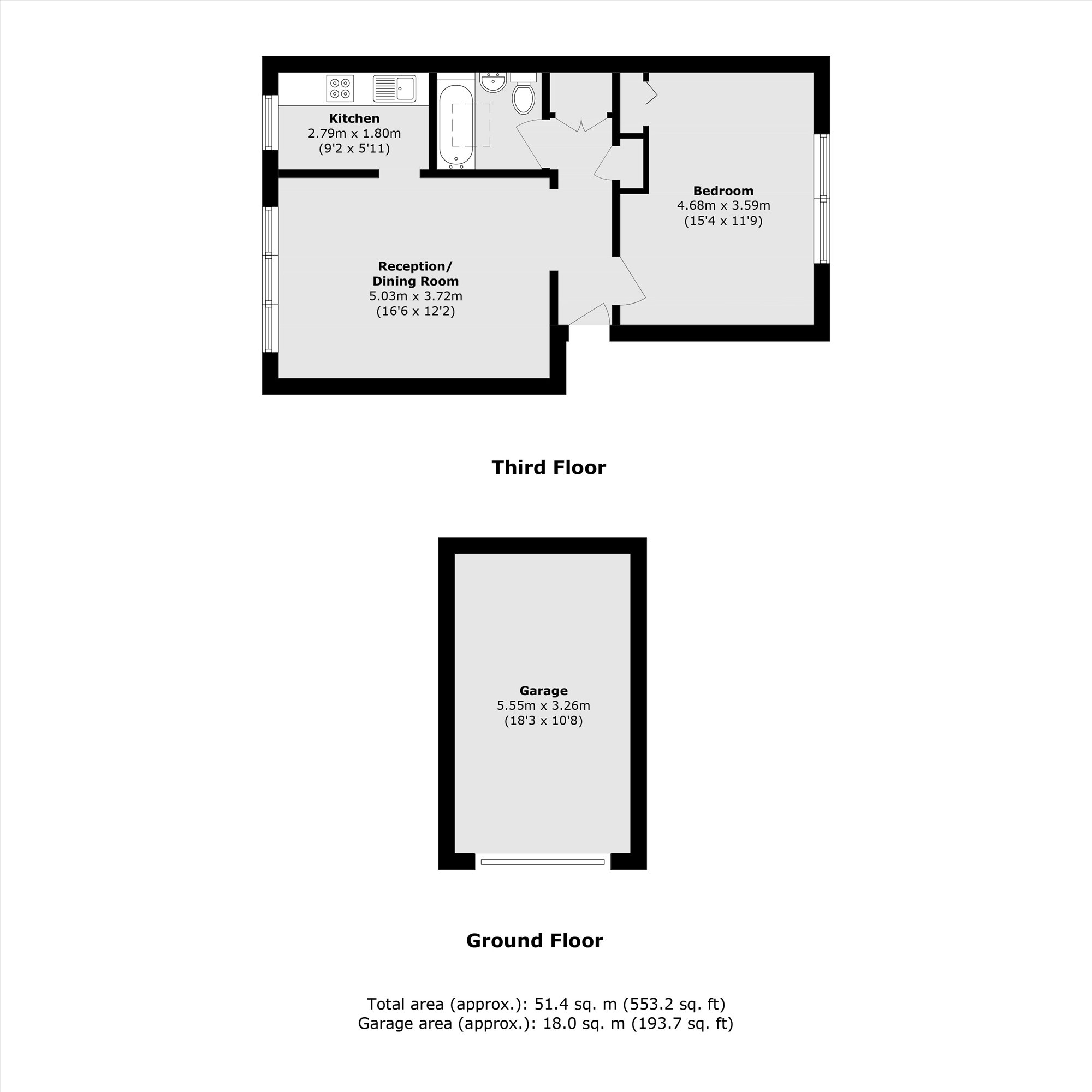 Flat 6, Westways, 43, Hamilton Road, London floorplan