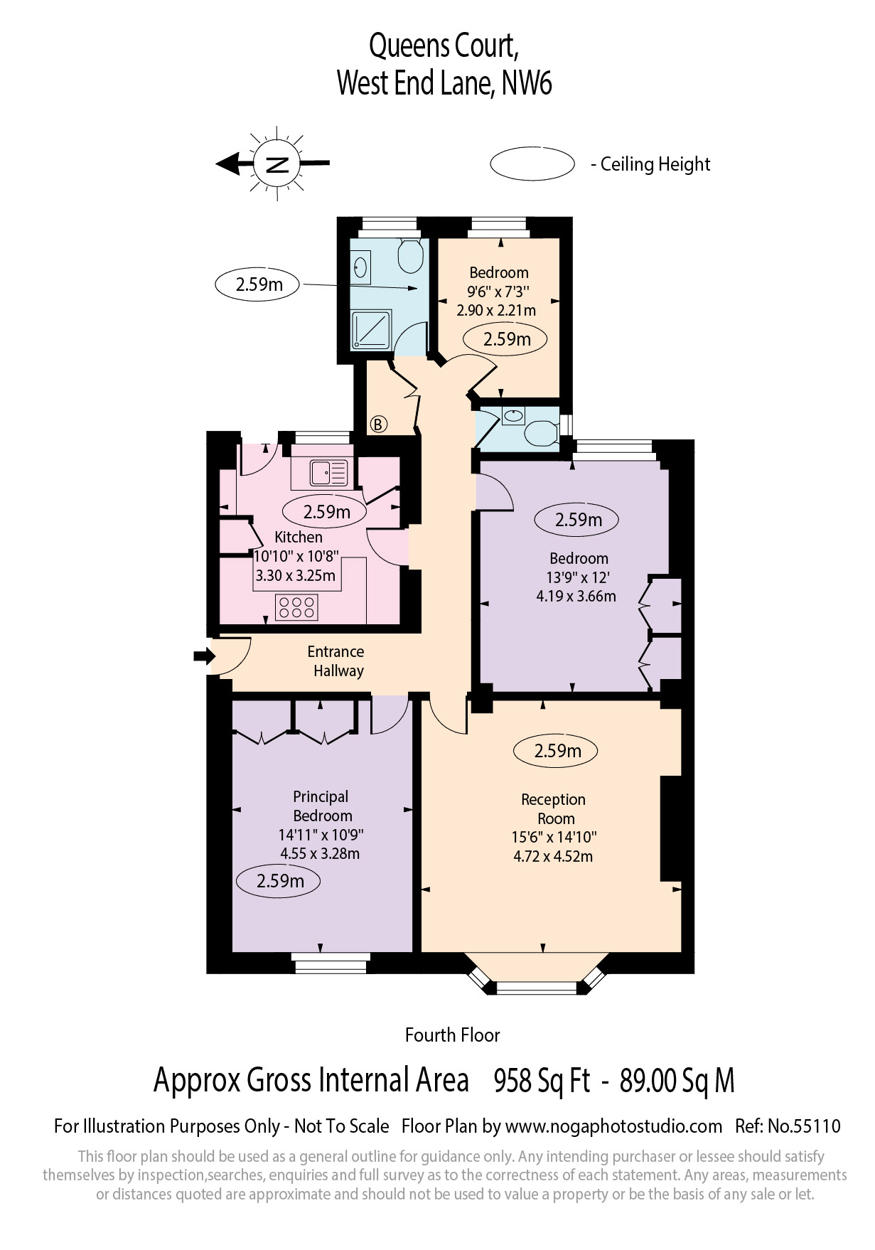 West End Lane, London floorplan