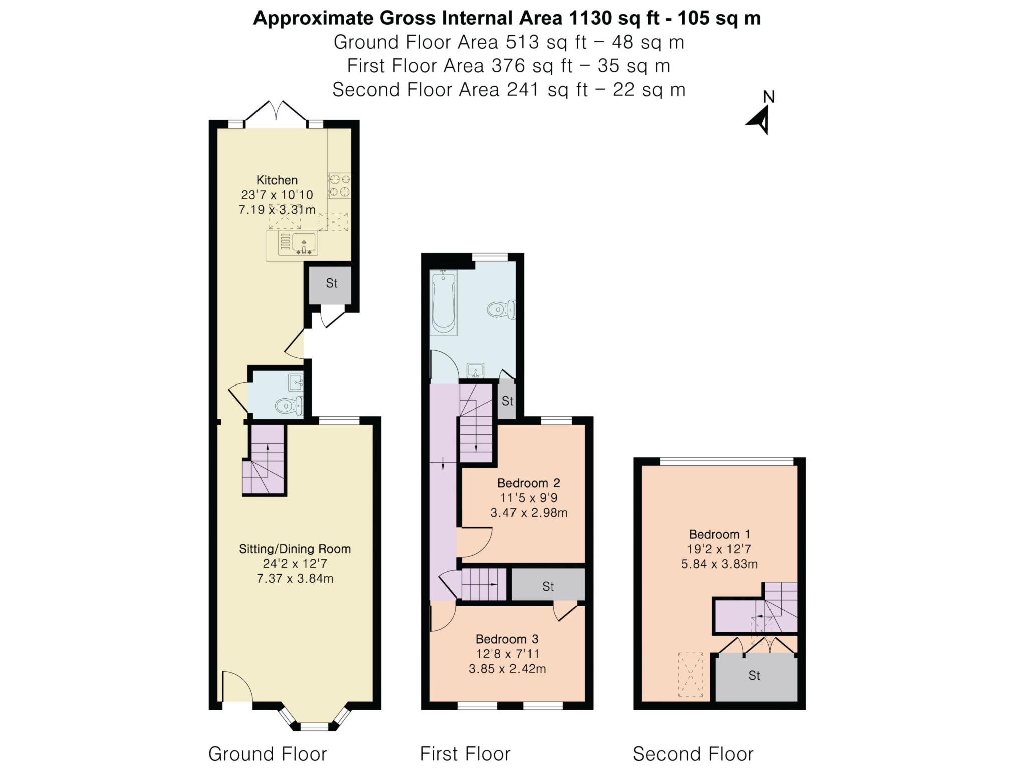 133, Howard Street, Oxford floorplan