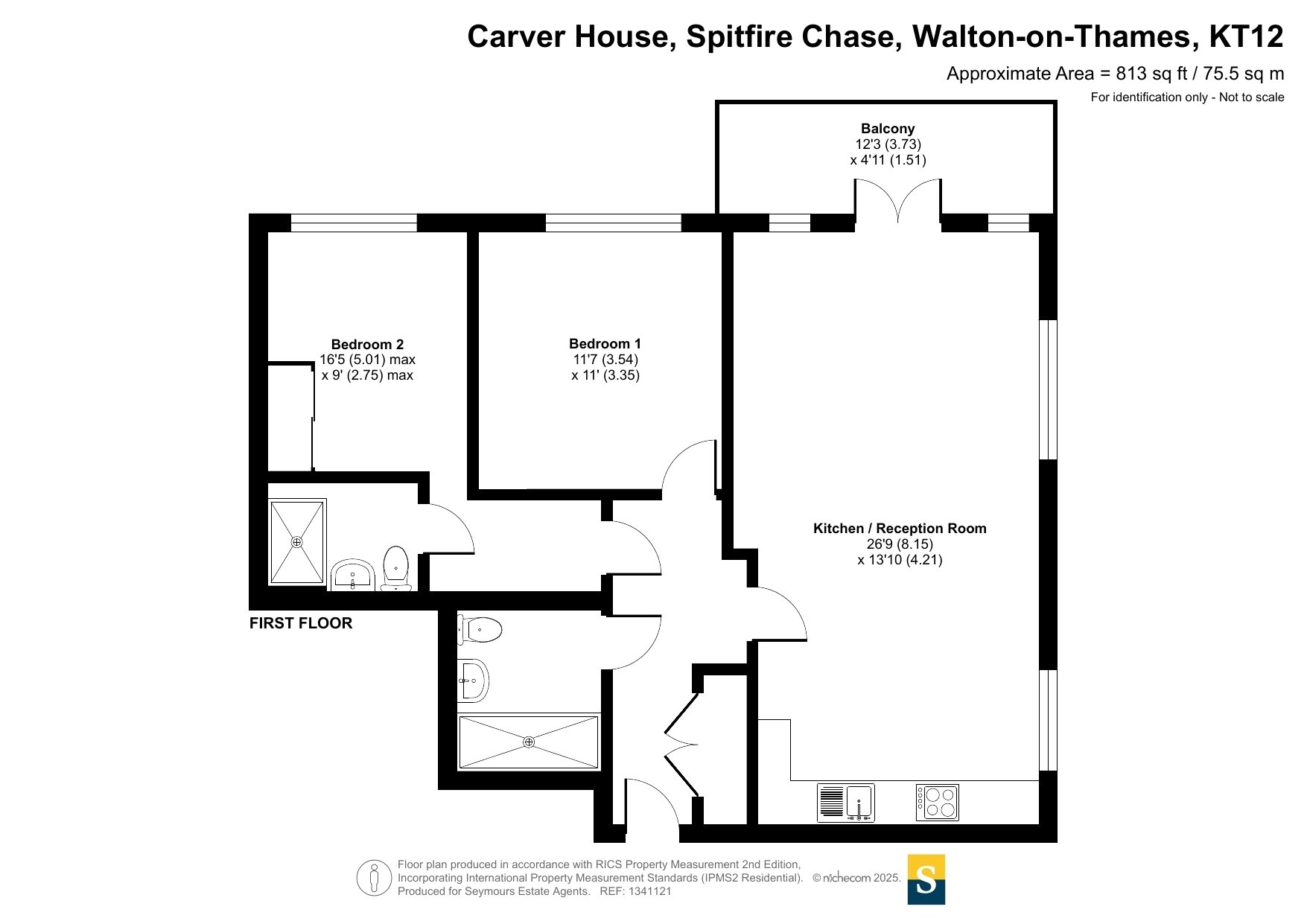 8 Carver House, 8, Spitfire Chase, Surrey floorplan