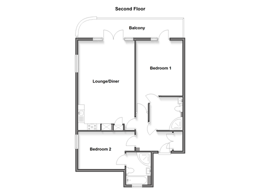 The Parade, Greatstone floorplan