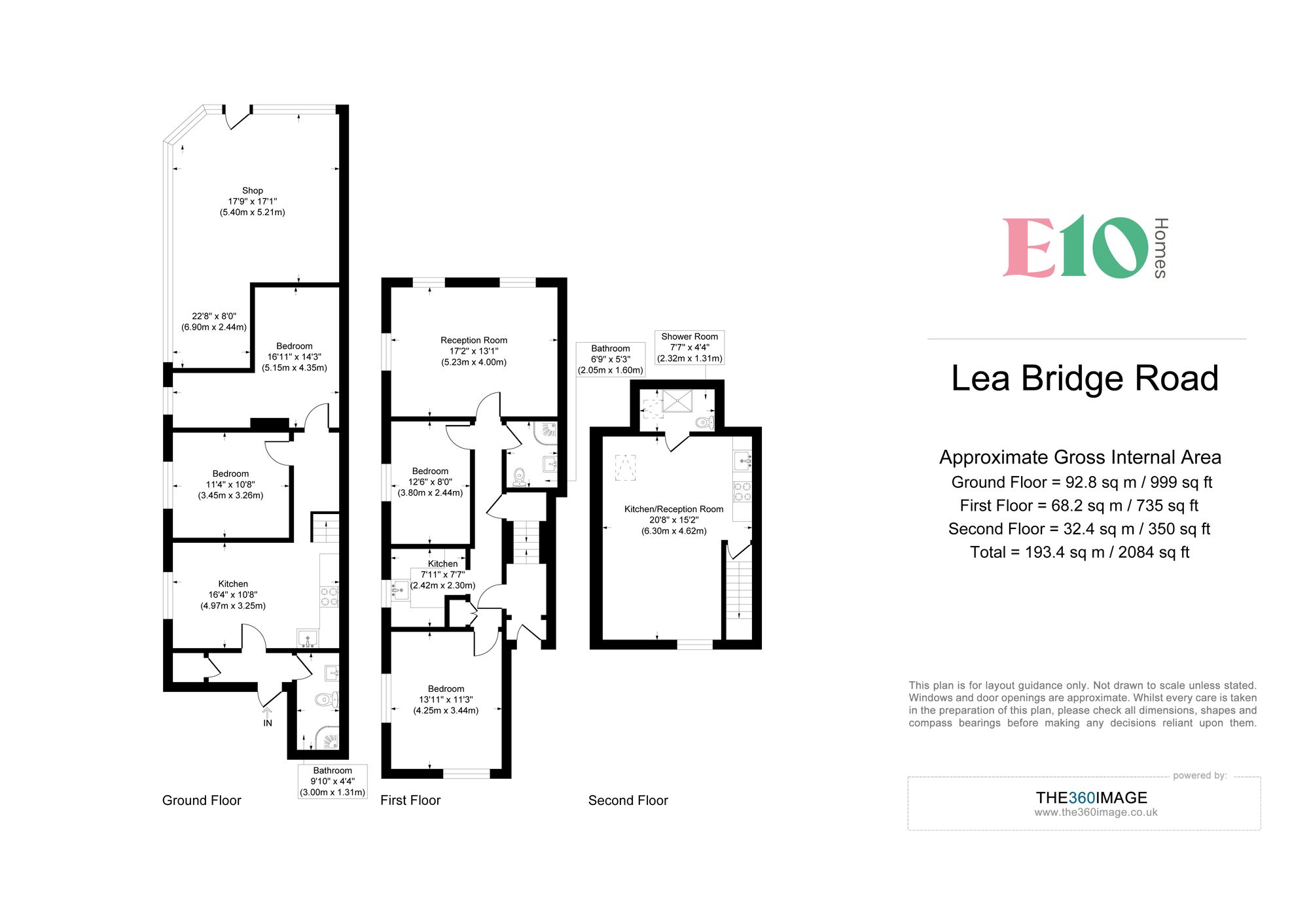 312 Lea Bridge Road, Leyton floorplan