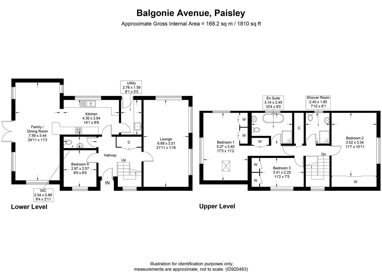 Balgonie Avenue, Paisley PA2, 4 bedroom detached house for sale