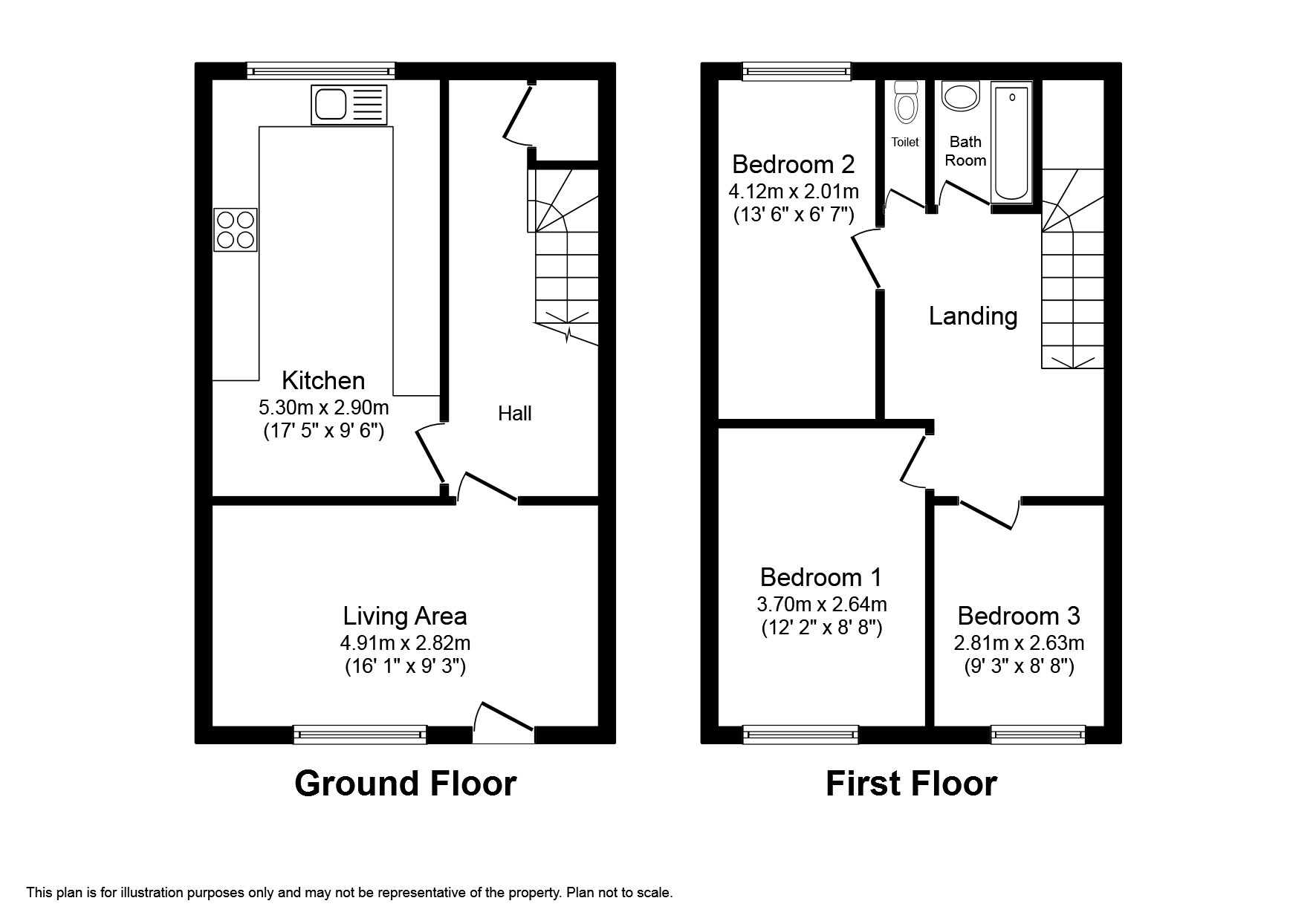 2 Bedrooms Terraced house to rent in Westfield Road, Leeds LS3