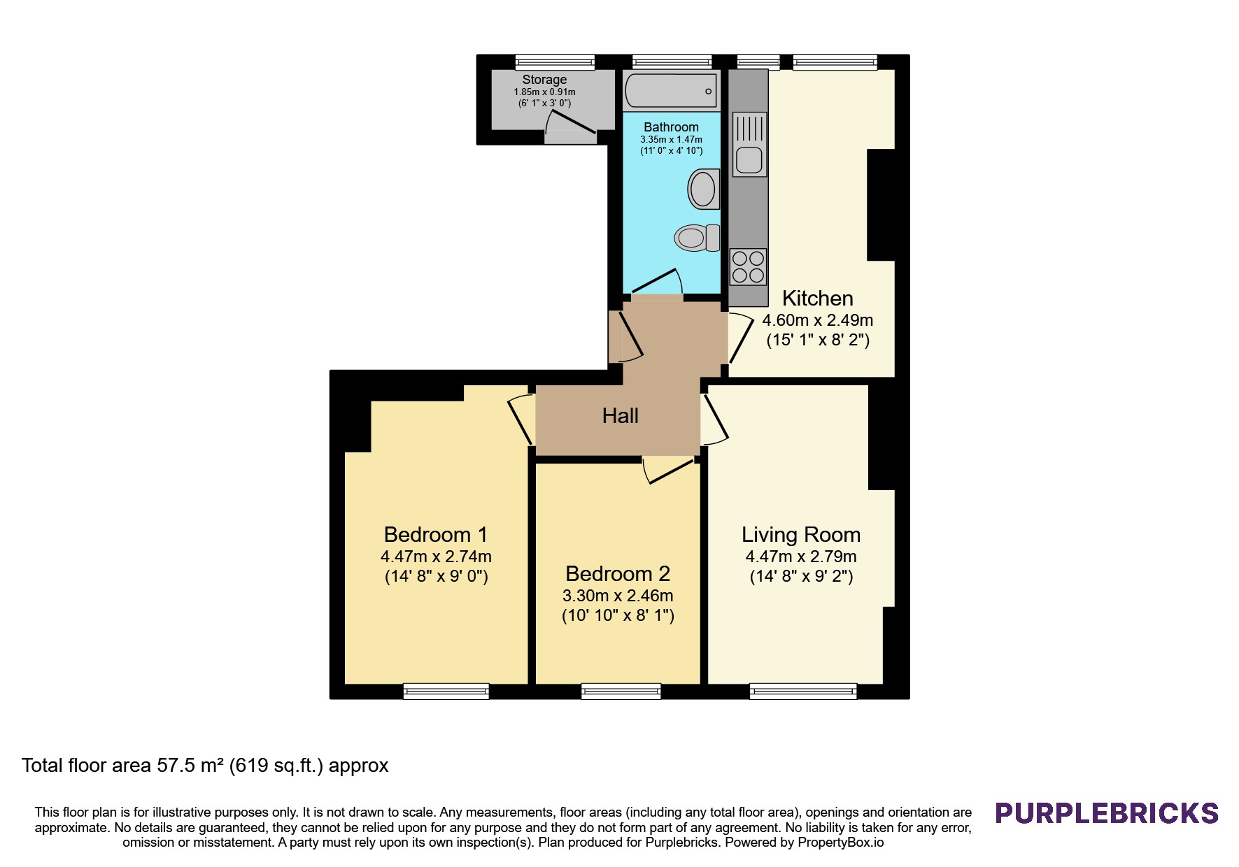 48a, High Street, Budleigh Salterton floorplan