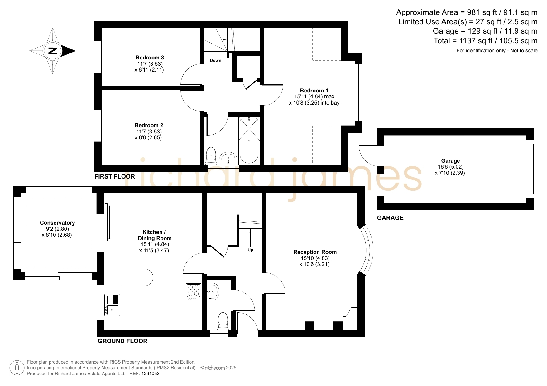 1, Maldwyn Close, Swindon floorplan