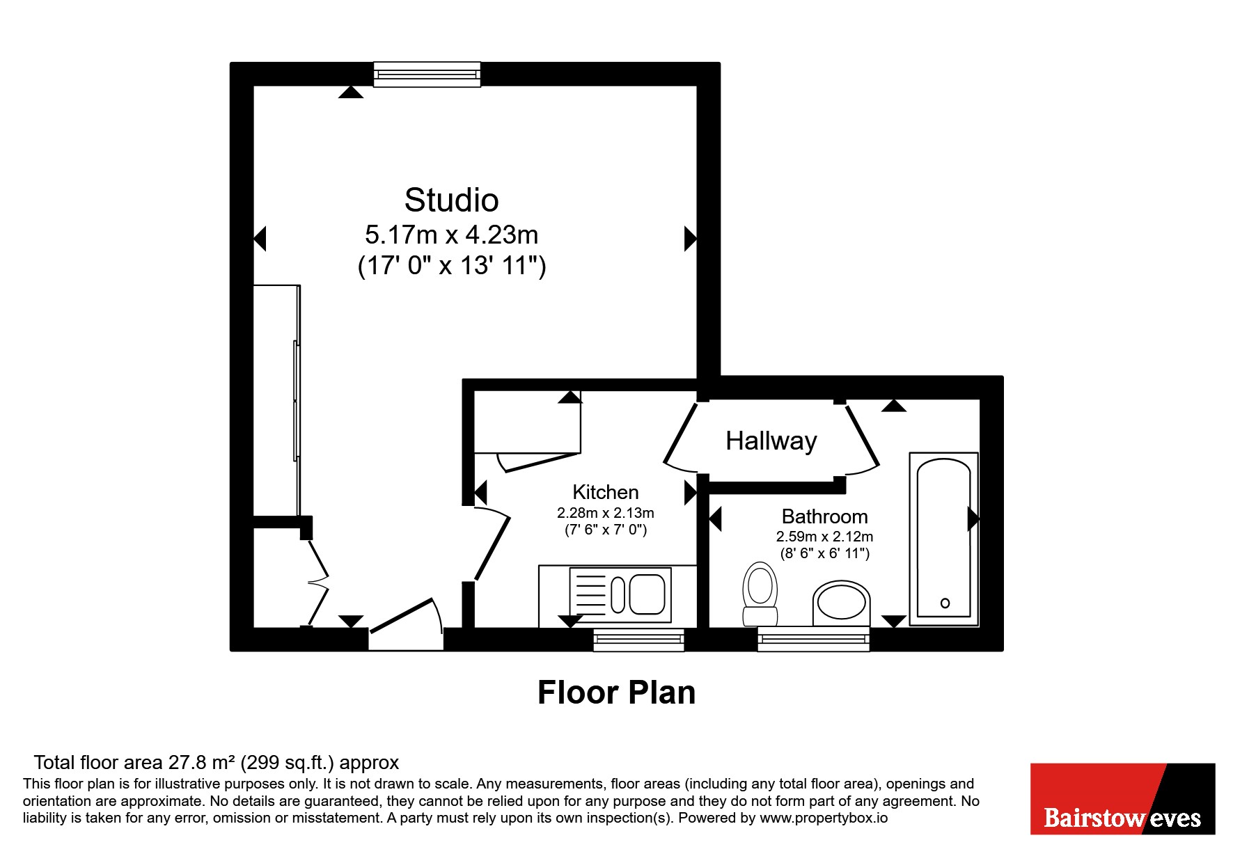 Flat 5, The Mews 15-17,, North Street, Warwickshire floorplan