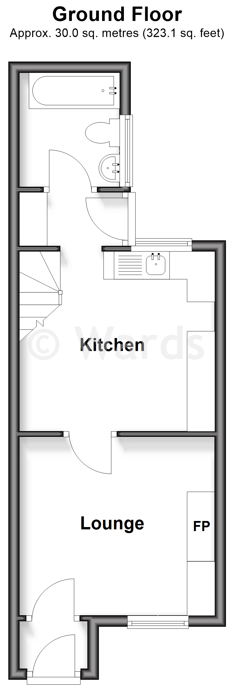 16, Whitfeld Road, Ashford floorplan