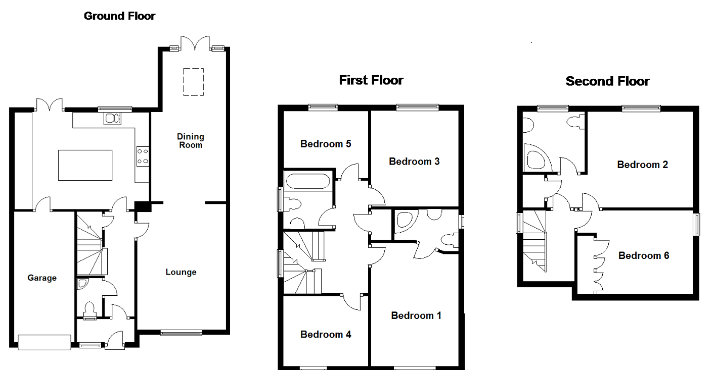 5 Bedrooms Detached house to rent in Ferndown, Crawley RH10